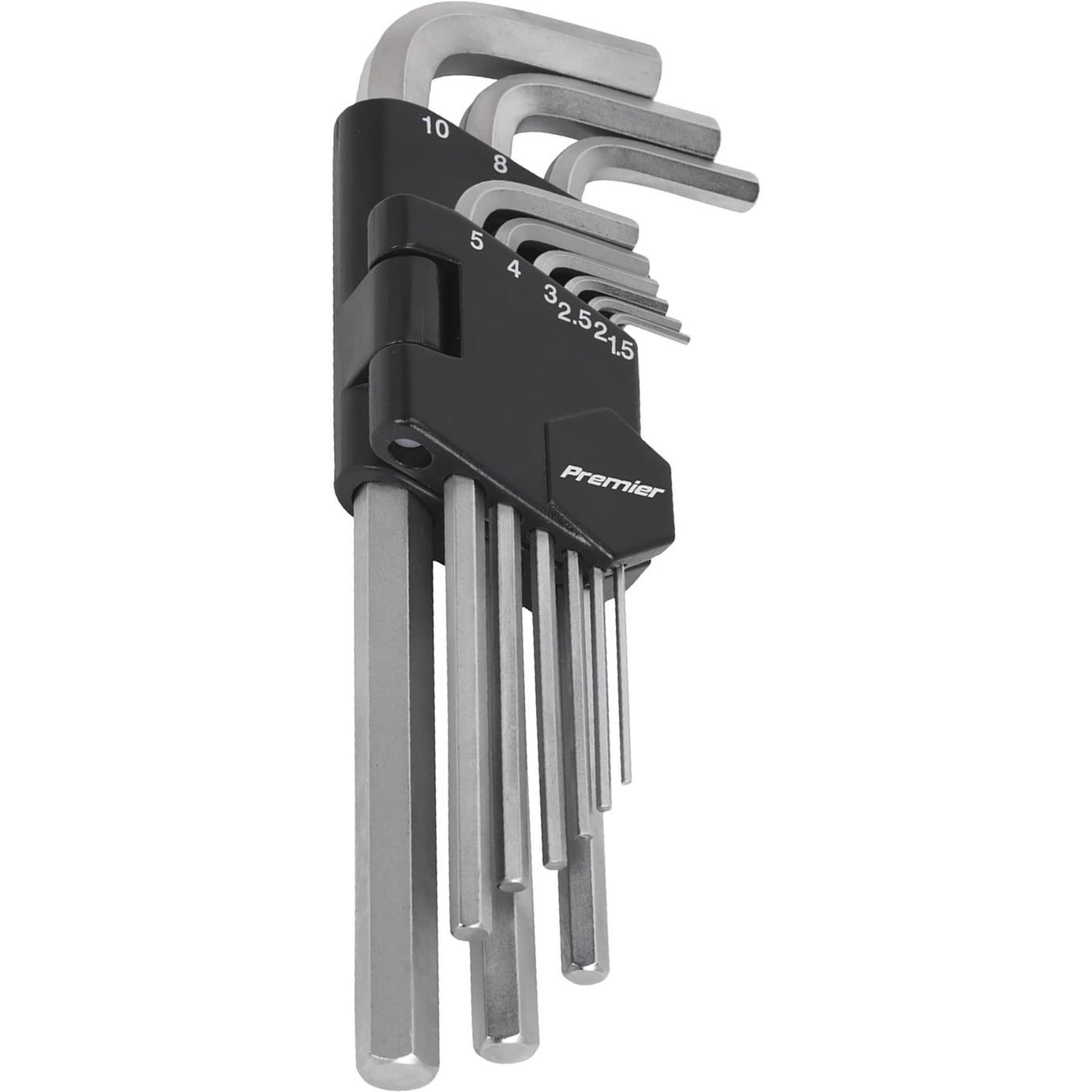Sealey Hex Key Set 9pc Long Metric