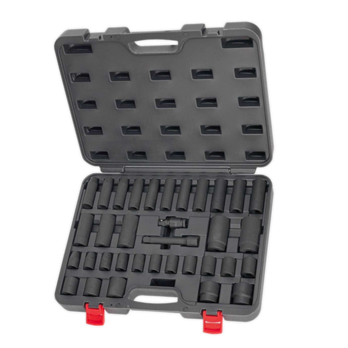 Sealey Impact Socket Set 34pc 1/2"Sq Drive Metric