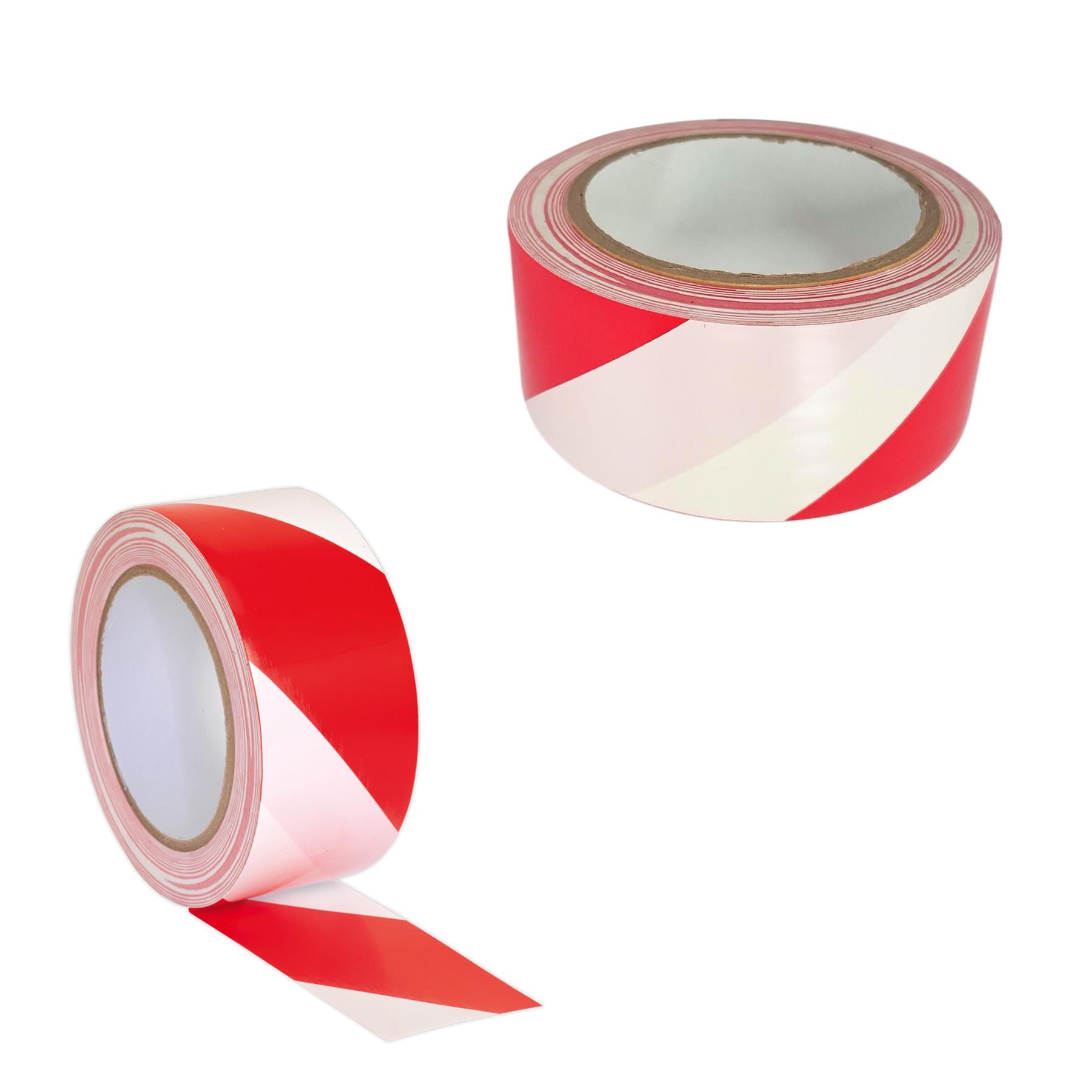 Sealey Hazard Warning Tape 50mm x 33mtr Red/White