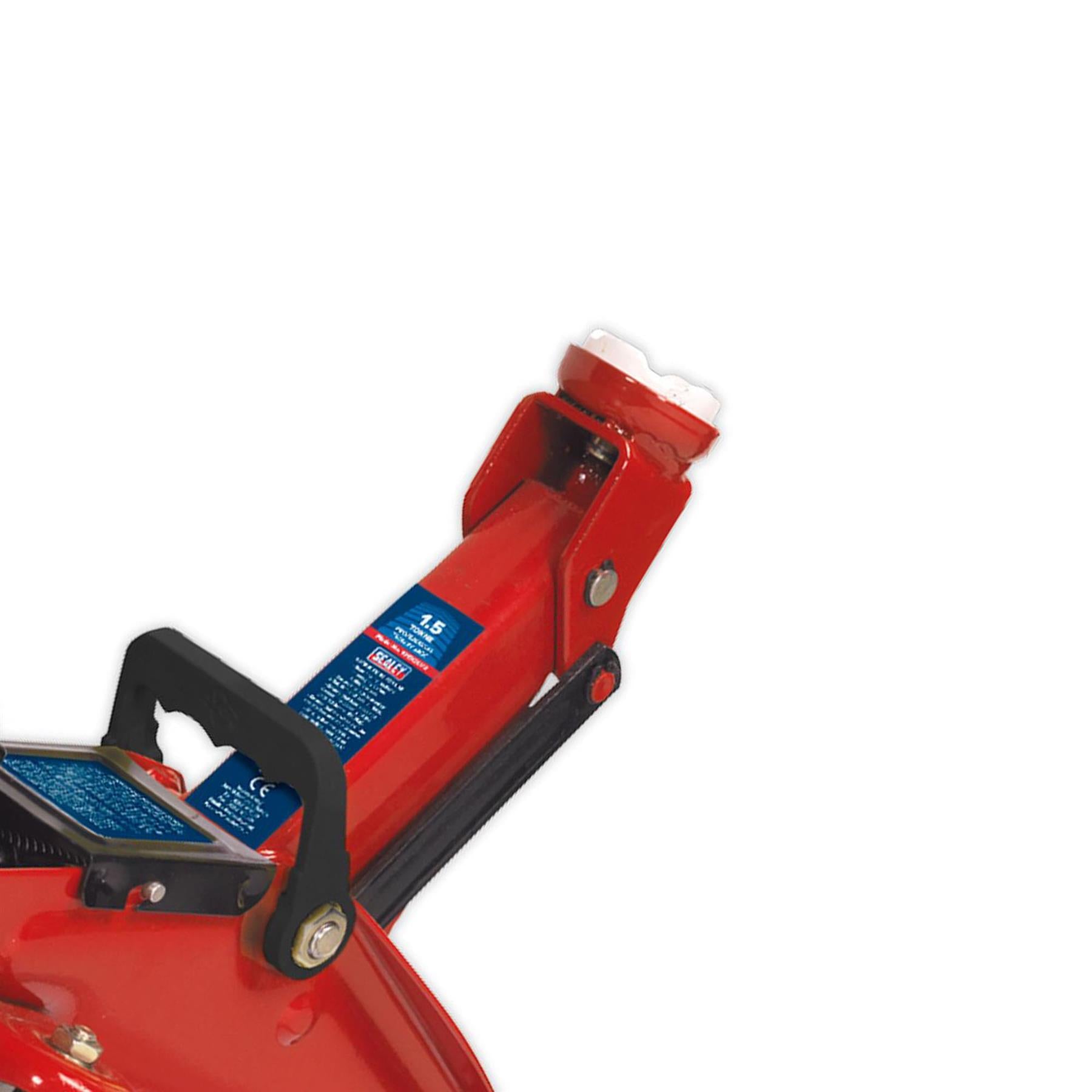Sealey Trolley Jack 1.5tonne Short Chassis