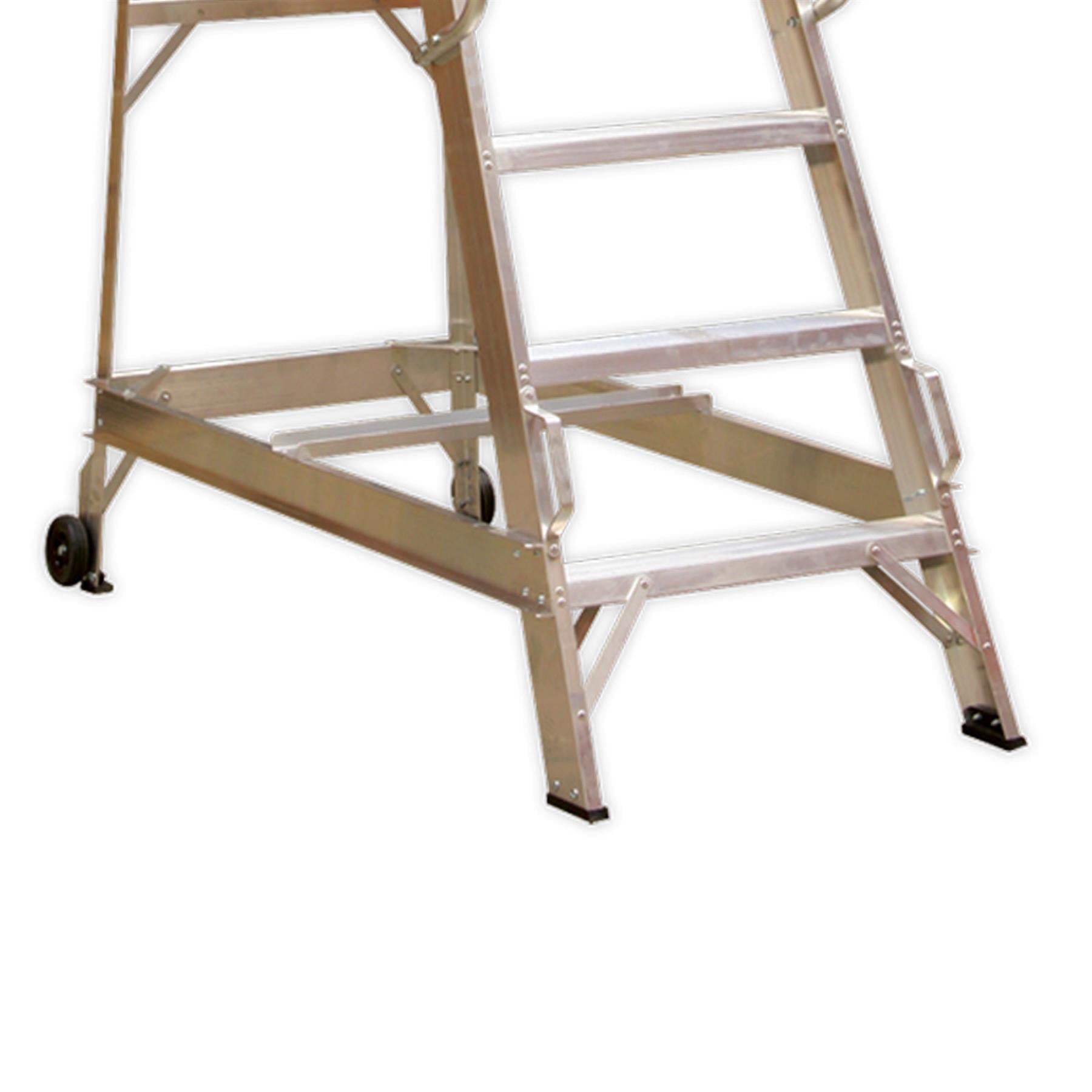Sealey Warehouse Steps 12-Tread - WS12 Non-Slip Safety Hand Rails