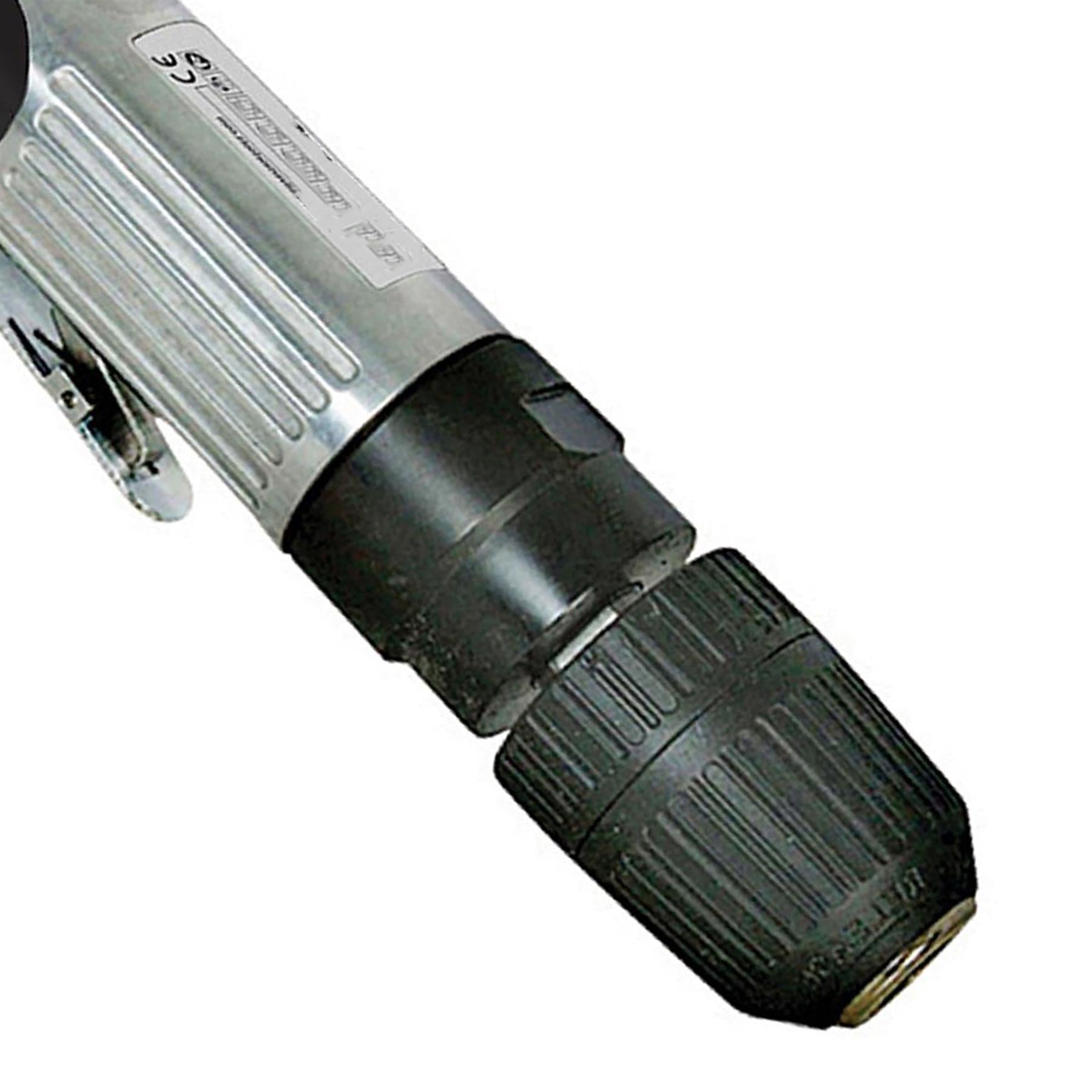 Straight Air Drill 10mm Keyless Chuck Mechanics Air Tools Lightweight & Compact