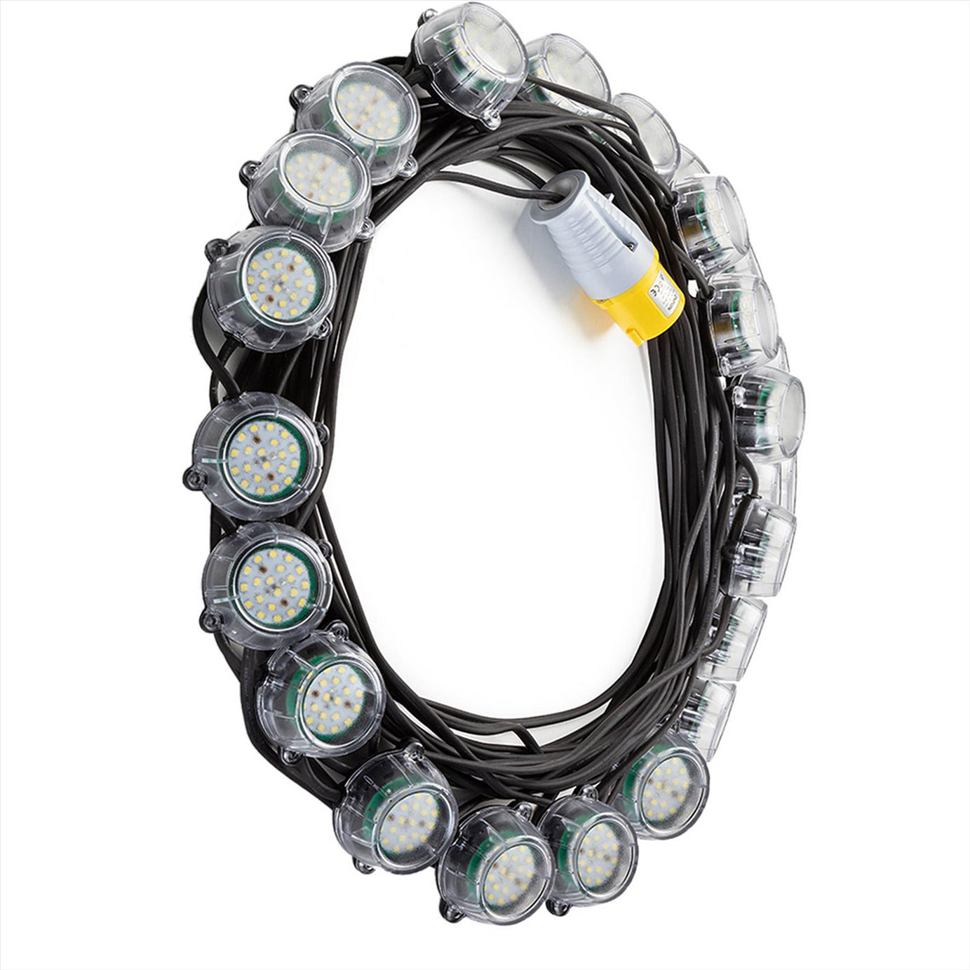 Defender 50m Heavy Duty LED Encapsulated Festoon String Lights 120W 110V 120W