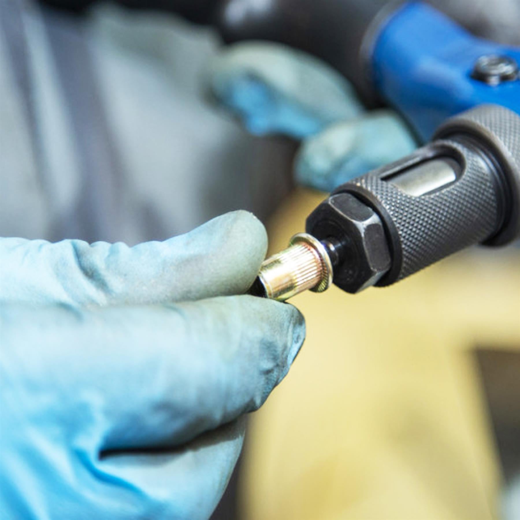 BlueSpot 8" Nut Riveter M3-M6 With Steel And Aluminium Rivet Nuts