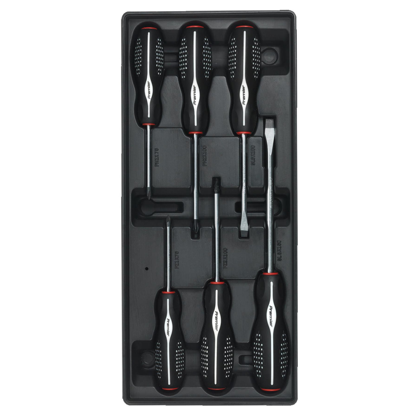 Sealey Tool Tray with Screwdriver Set 6pc
