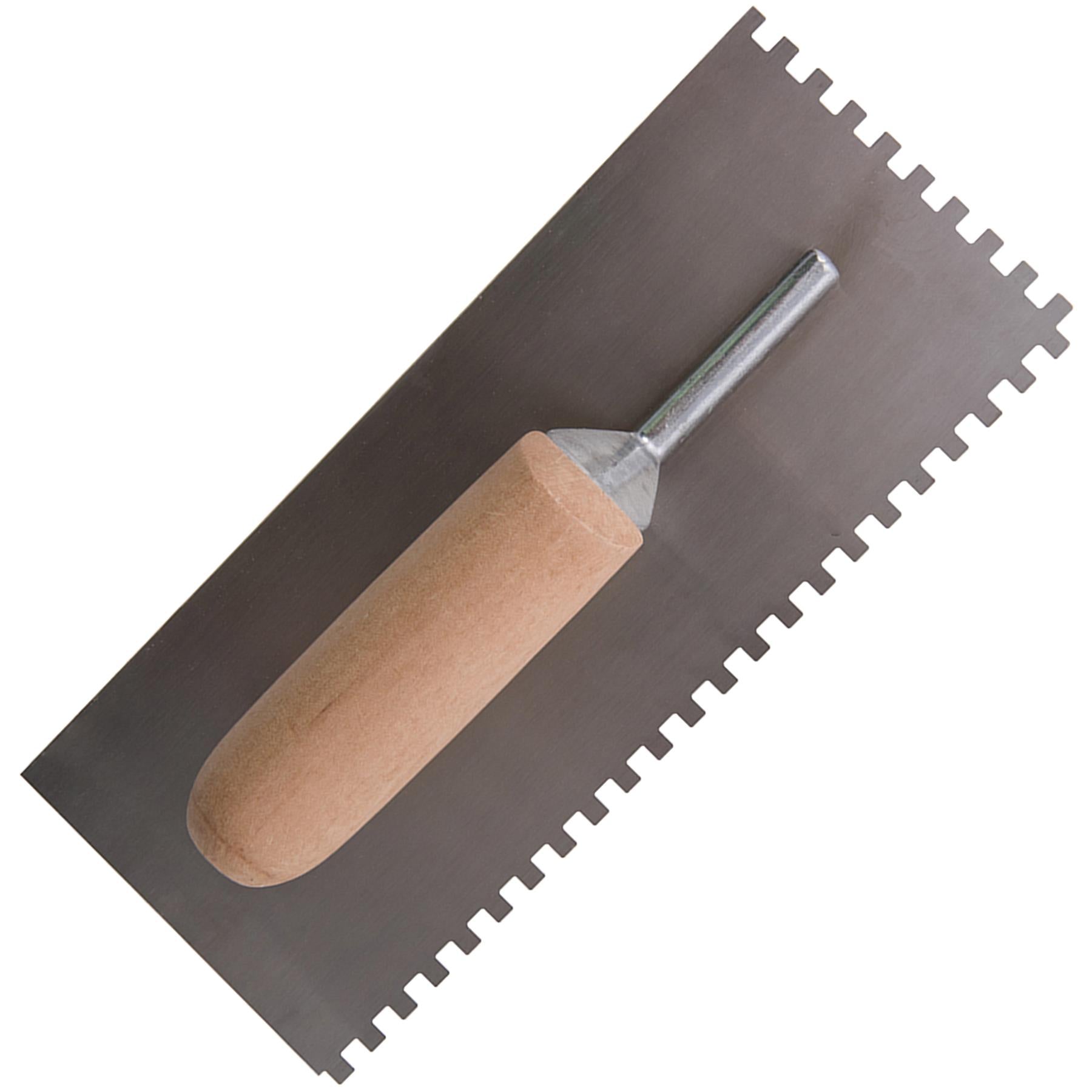 Adhesive Trowel 280mm Steel Grout Plaster Smoothing Tiling Spreader 6mm teeth