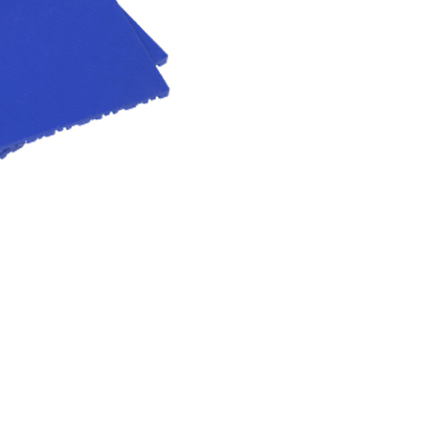 Sealey Polypropylene Floor Tile - Blue Treadplate 400x400mm Pk of 9