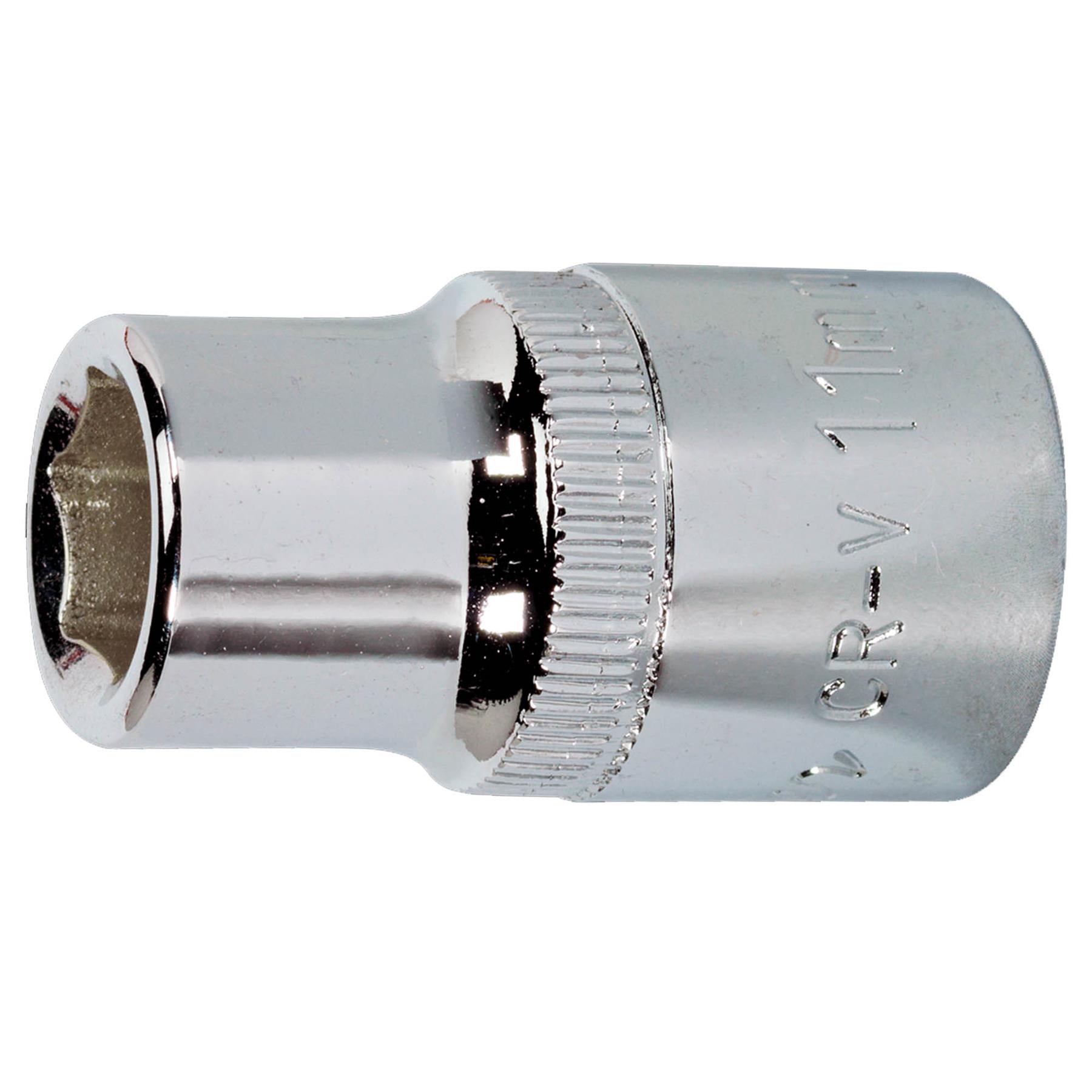 Sealey WallDrive Socket 11mm 1/2"Sq Drive Fully Polished