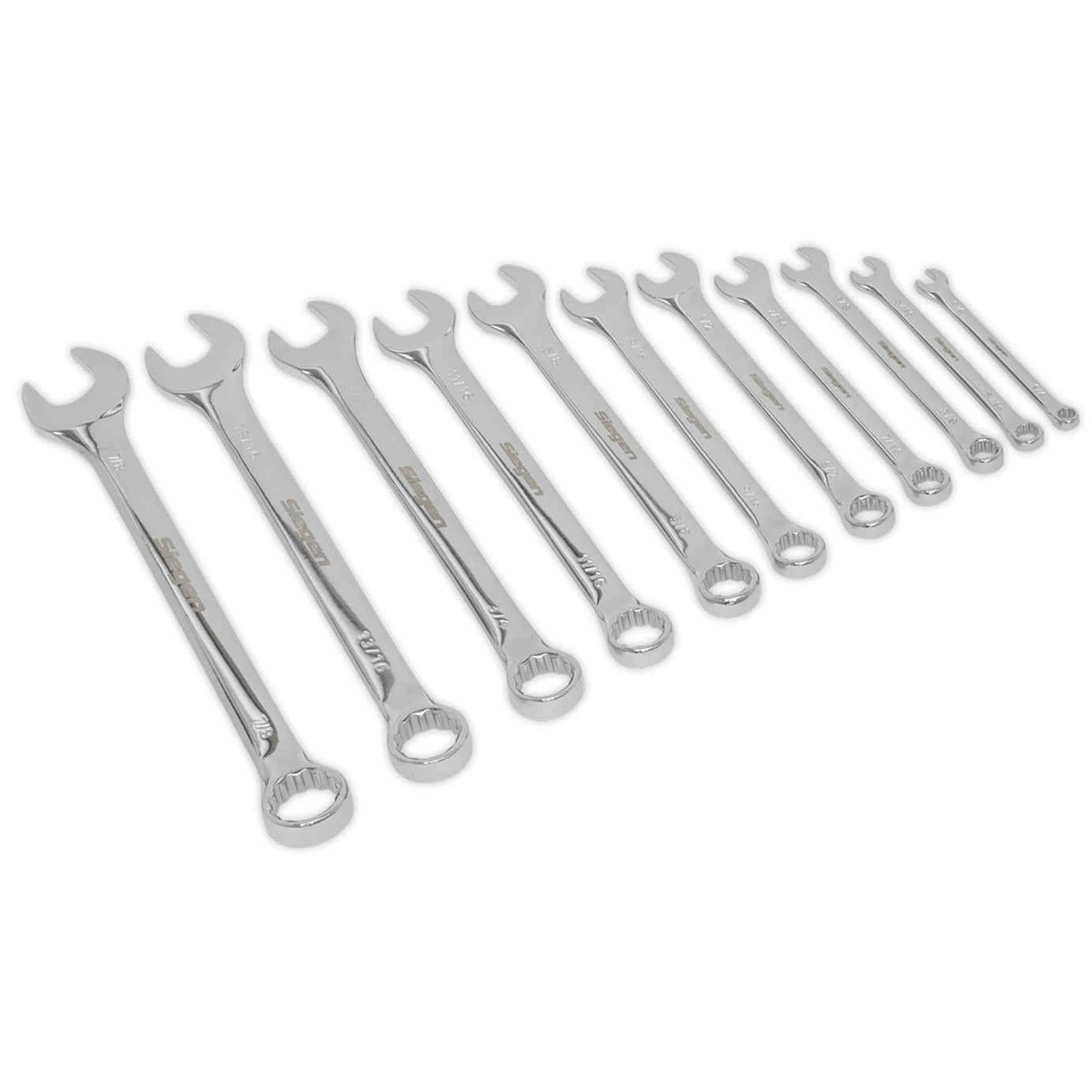 Sealey Combination Spanner Set 11pc Imperial