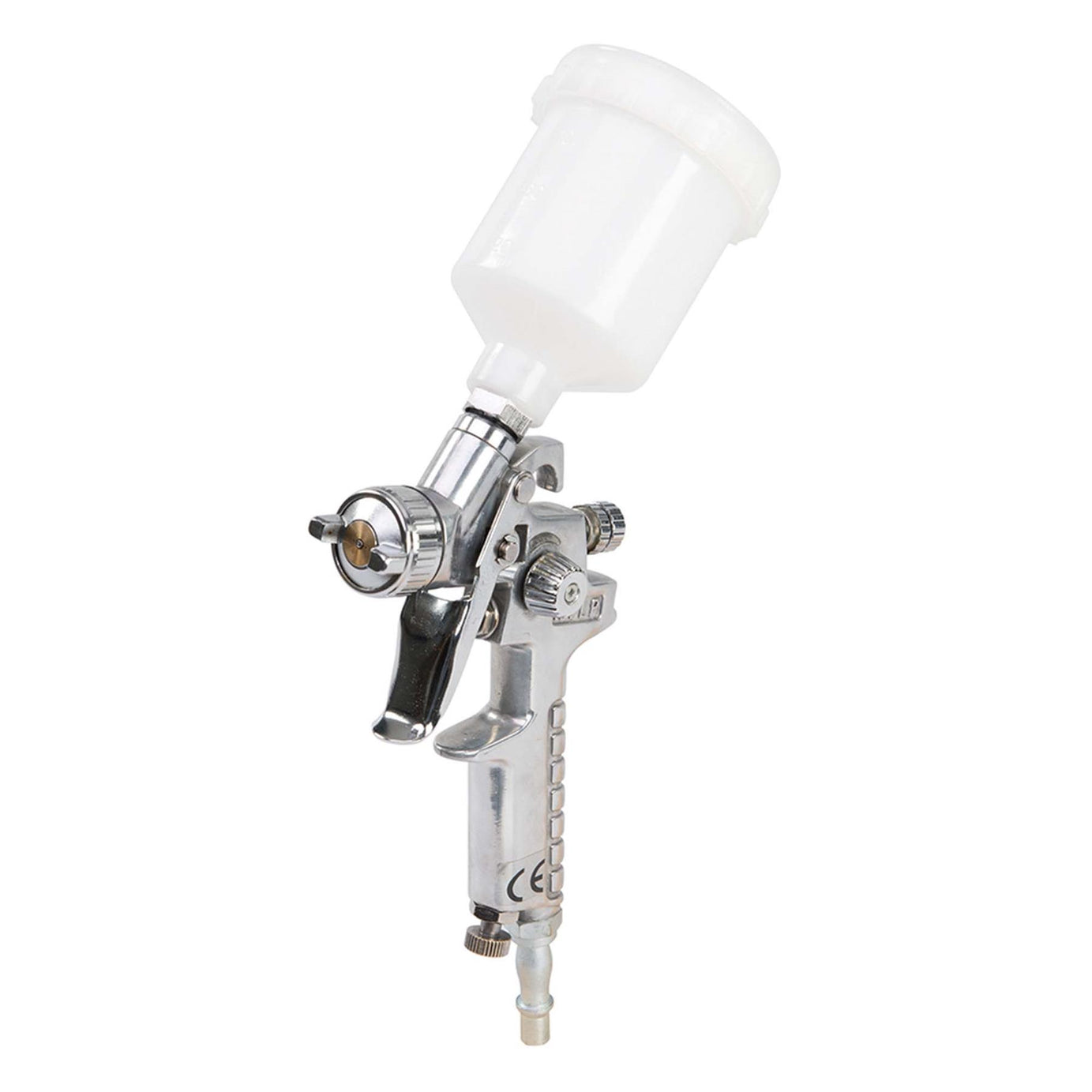 Gravity Feed Hvlp Spray Gun 100ml High Atomisation With Low Nozzle Air Pressure