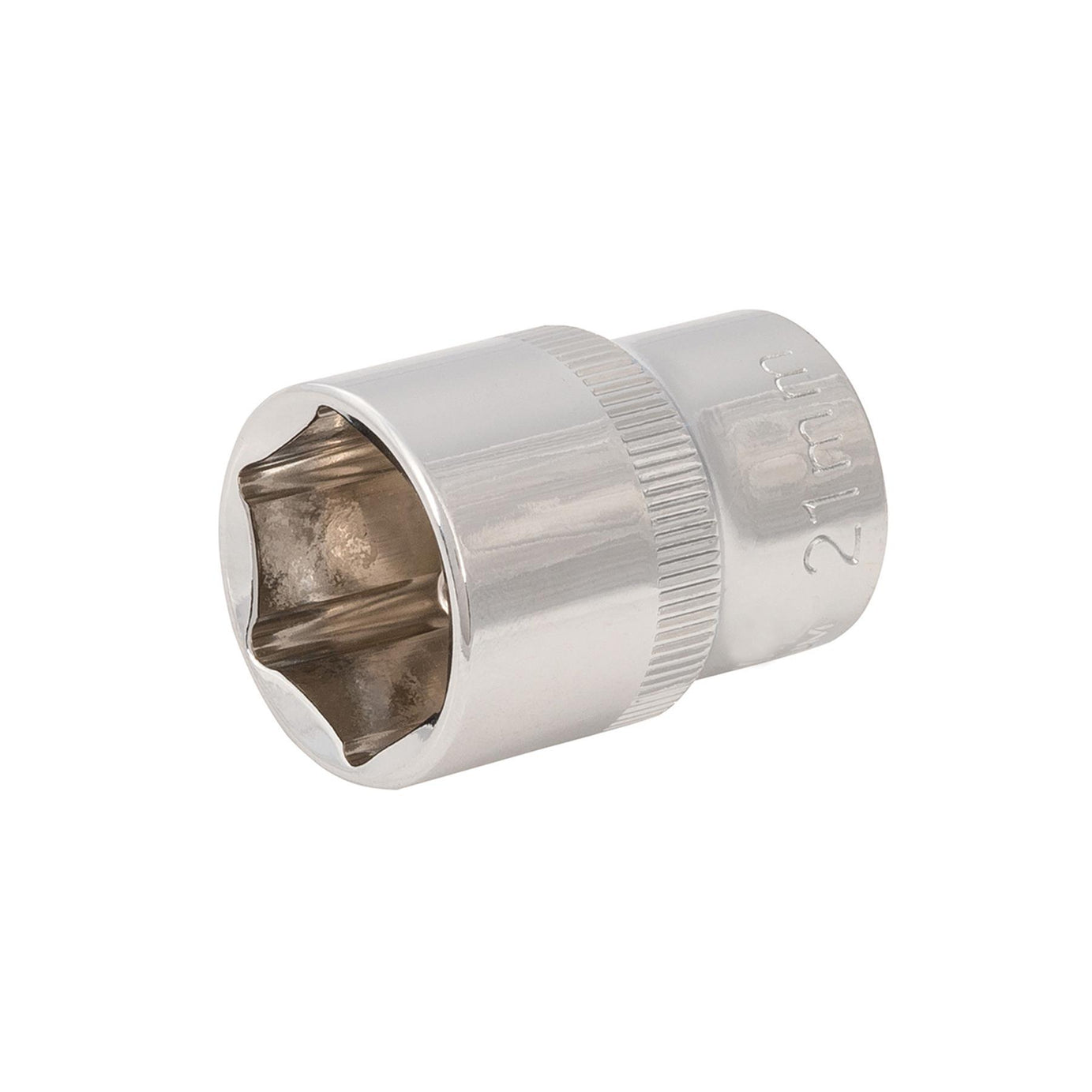 Socket 1/2" Drive Metric Hex Square 21mm Individual Hex Polished Crv Quality