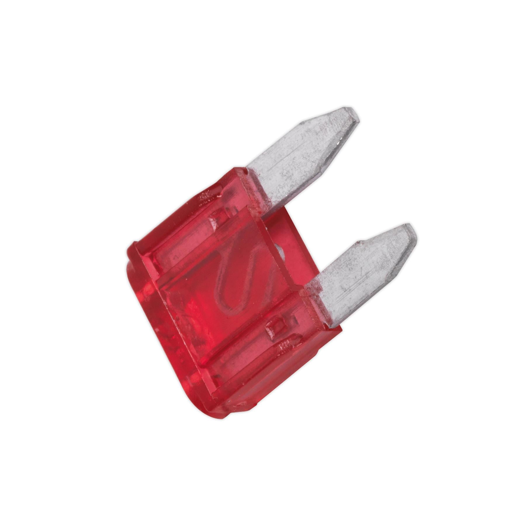 Sealey Automotive MINI Blade Fuse 10A Pack of 50