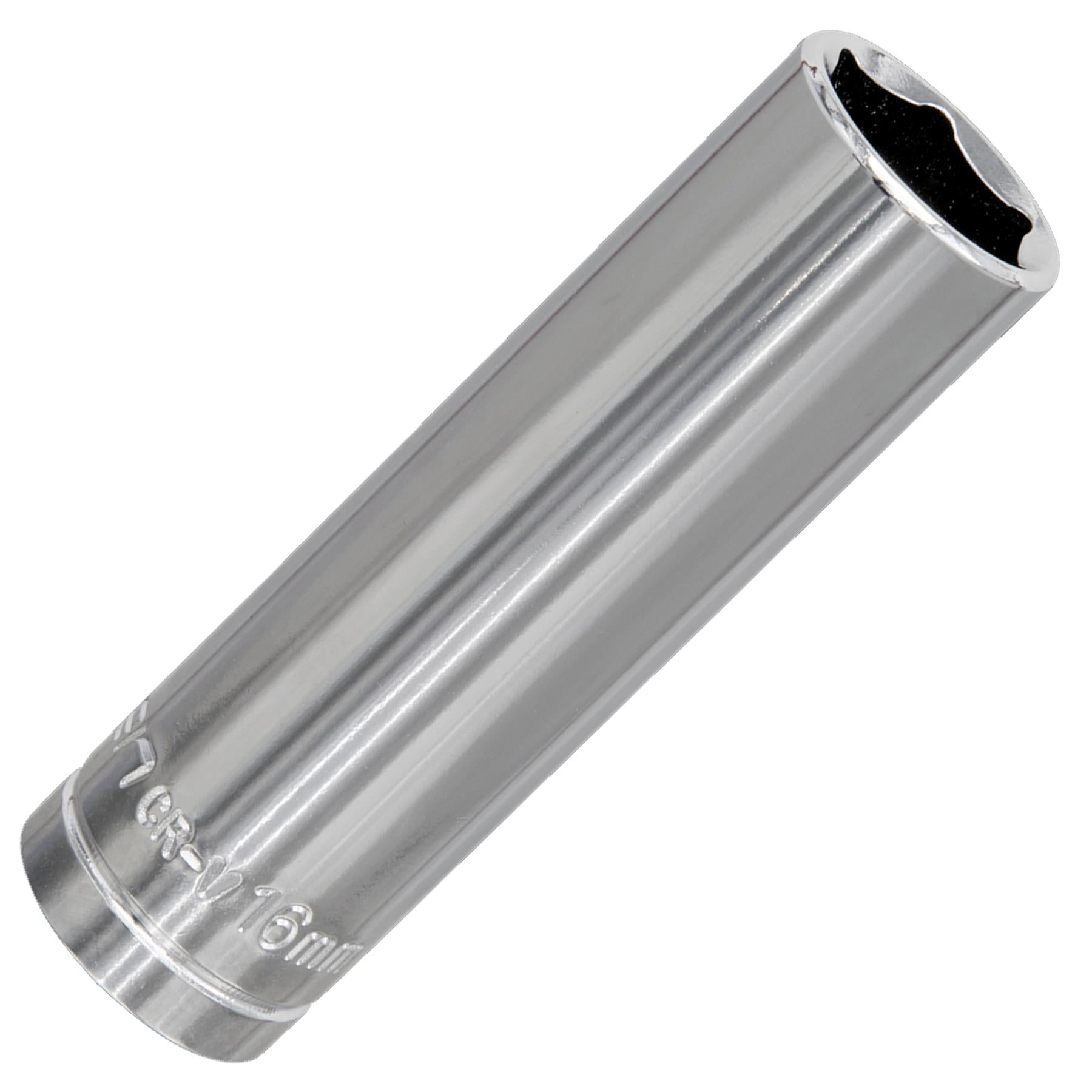 Sealey WallDrive Socket 16mm Deep 1/2"Sq Drive Chrome plated