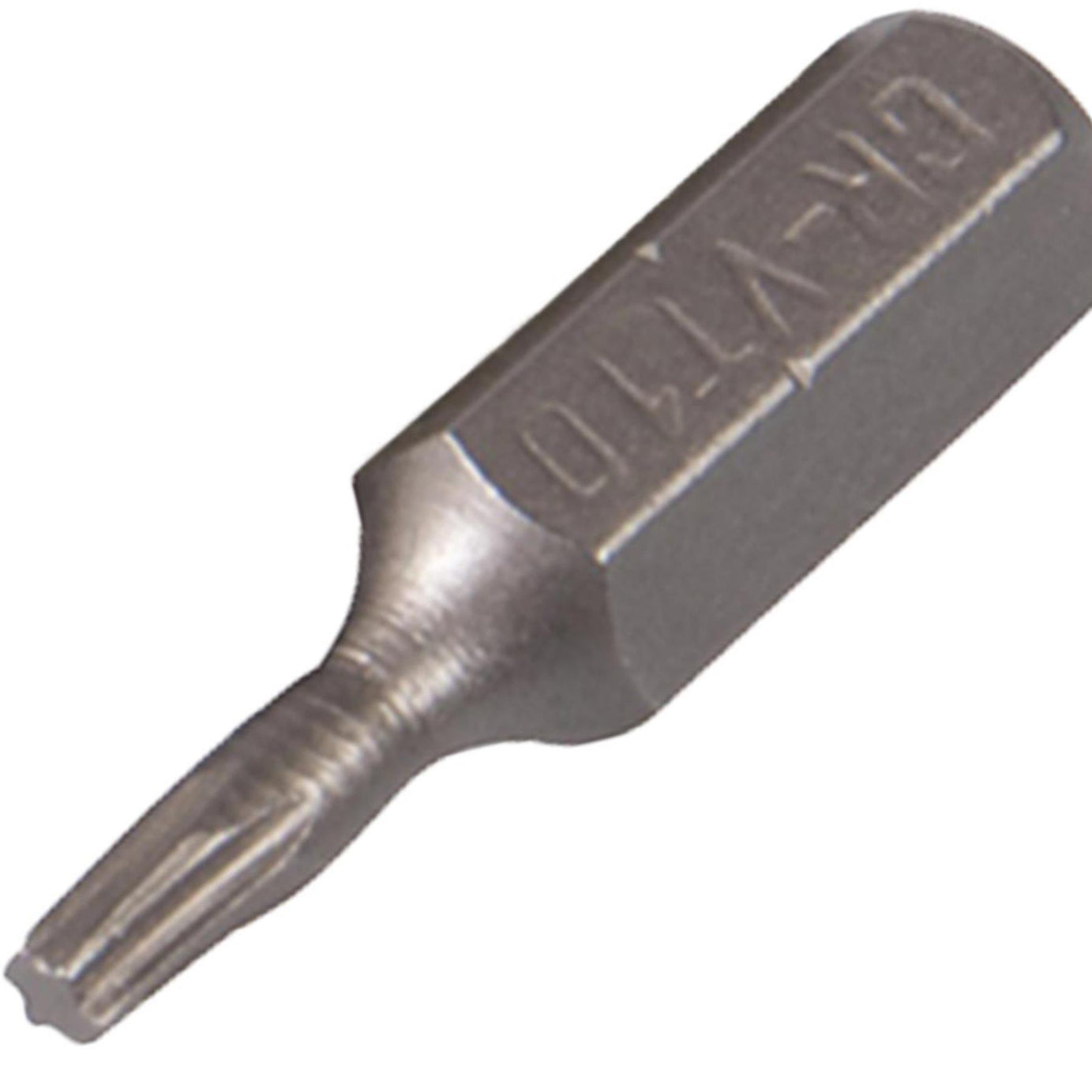 10Pk Torx CRV Screwdriver Bits T10 Chrome Vanadium 1/4" Hex Drive Drive DIY