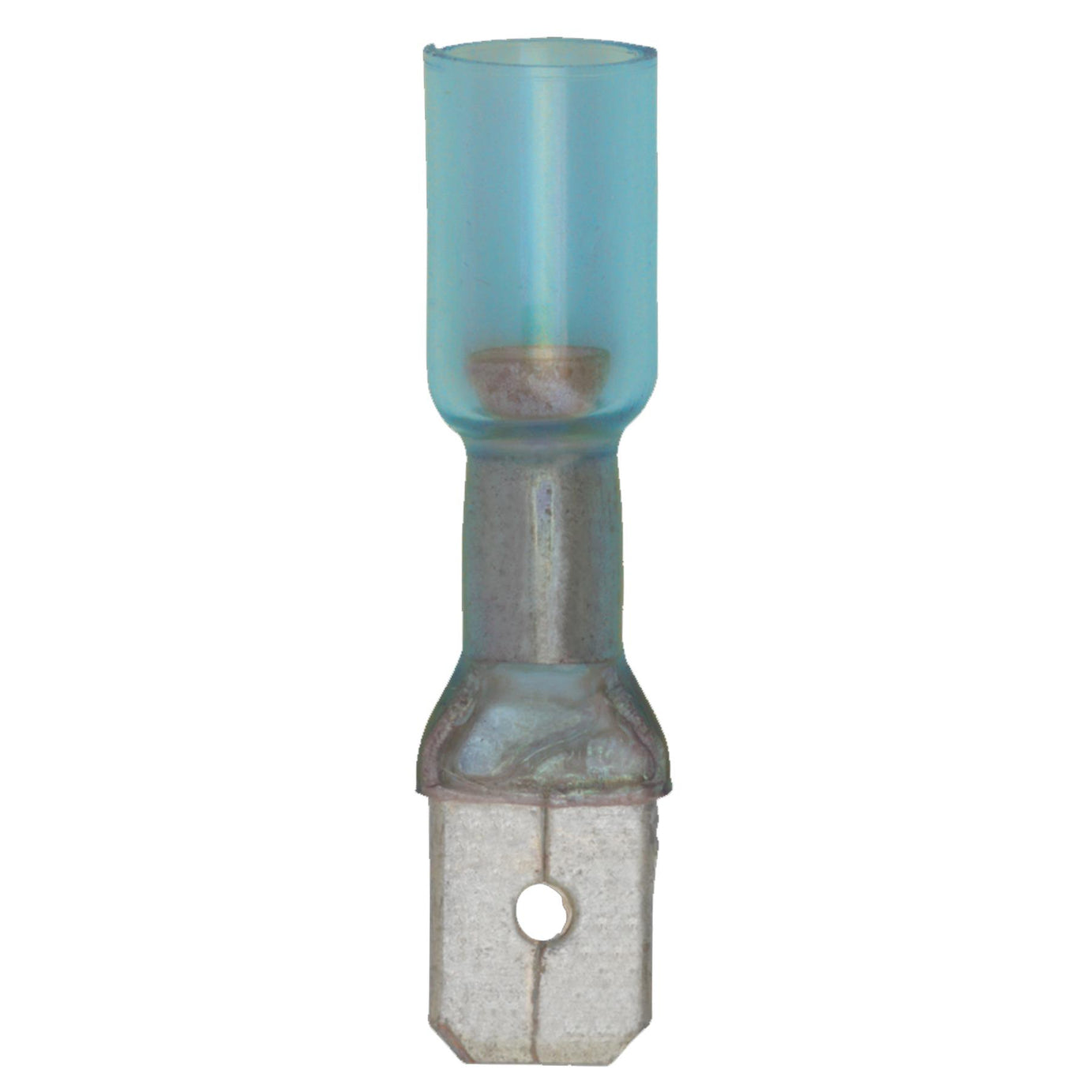 Sealey Heat Shrink Push-On Terminal 6.3mm Male Blue Pack of 25
