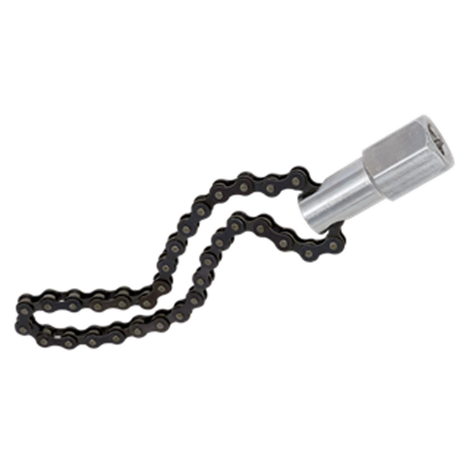 Sealey Oil Filter Chain Wrench 135mm Capacity 1/2"Sq Drive
