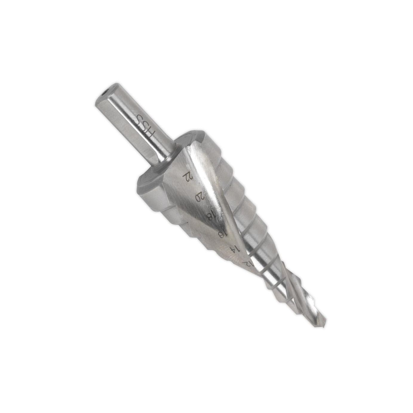 HSS 4341 Step Drill Bit 4-22mm Spiral Flute. AK4747. Sealey