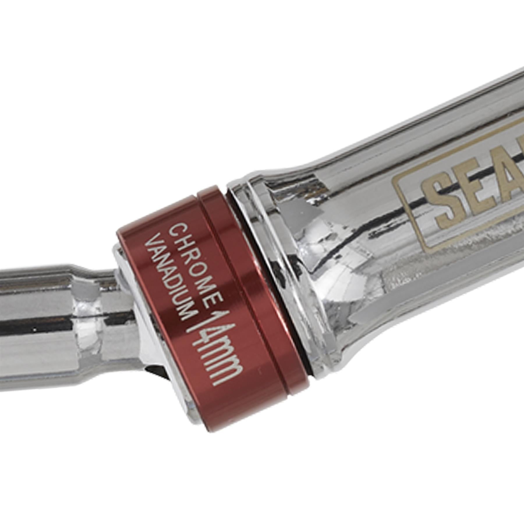 Sealey Spark Plug Socket with UJ 14mm 3/8"Sq Drive 12-Point 150mm