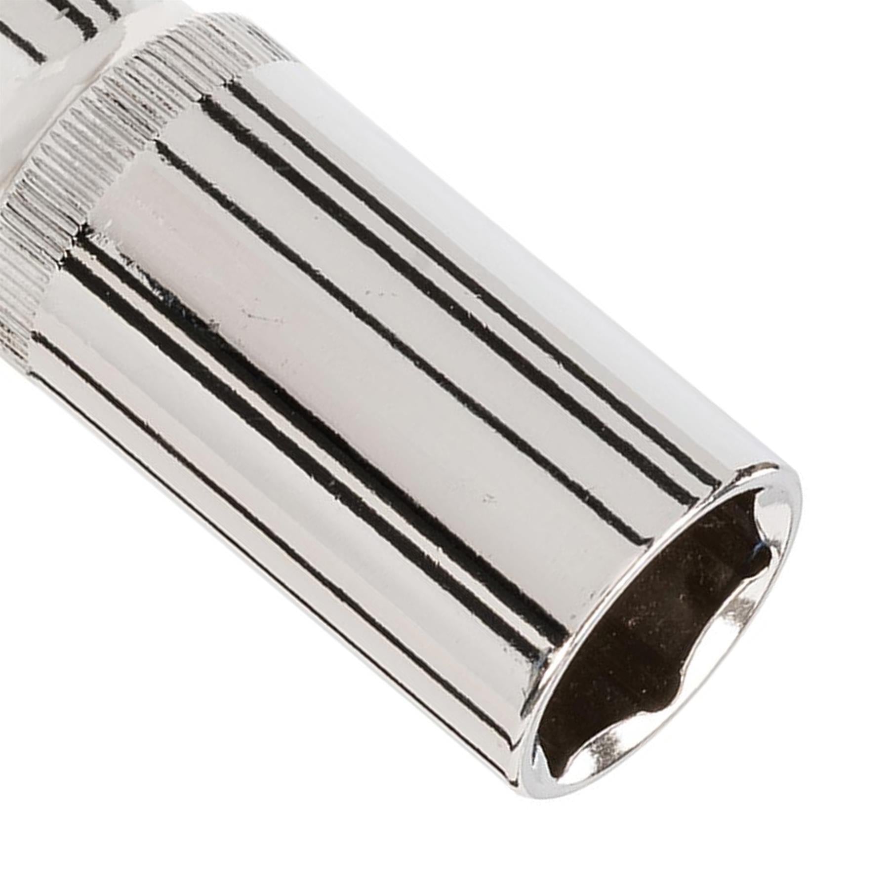 Quality Socket 1/2" Shallow Deep Drive Metric 19mm Long Hex Wrench