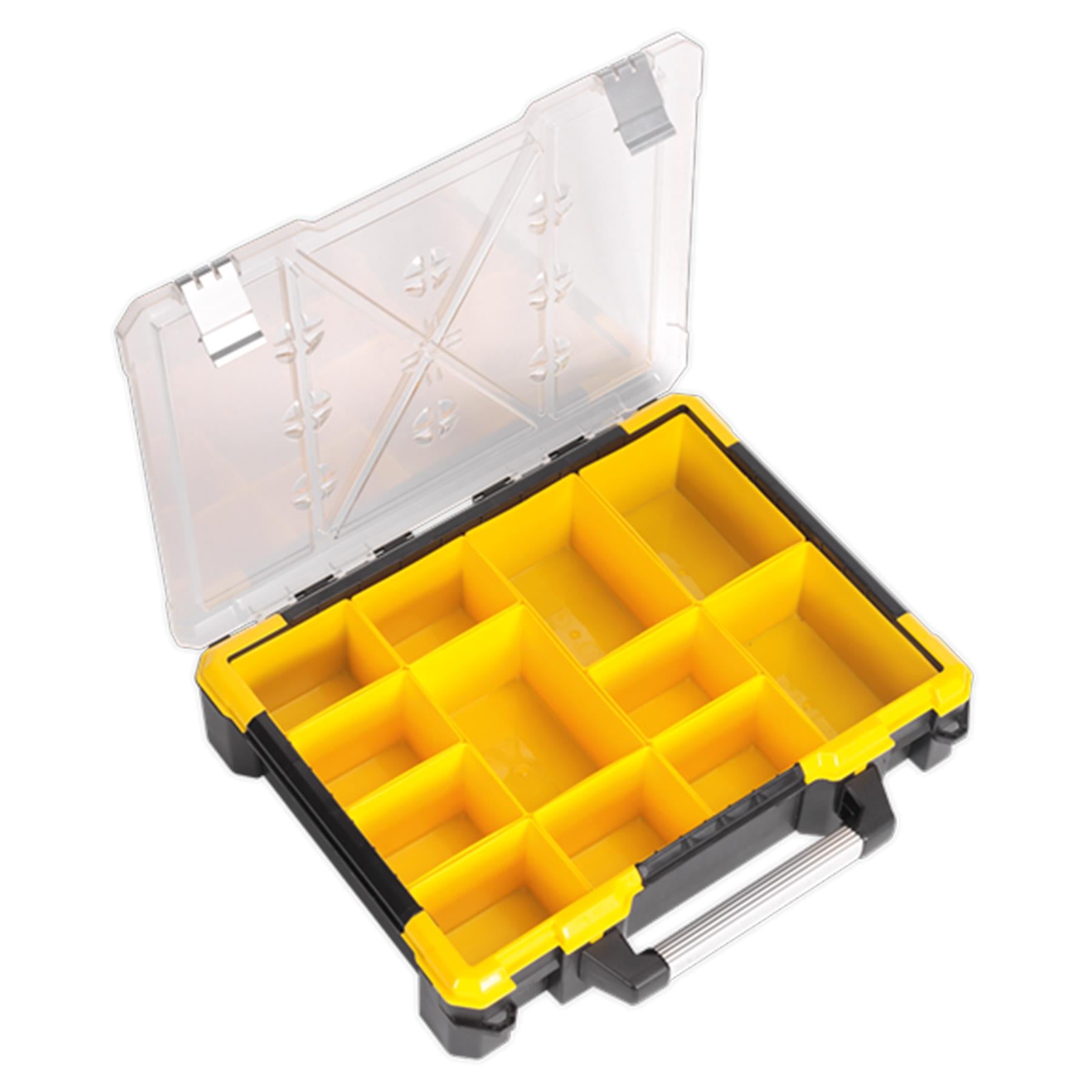 Sealey Parts Storage Case with 12 Removable Compartments