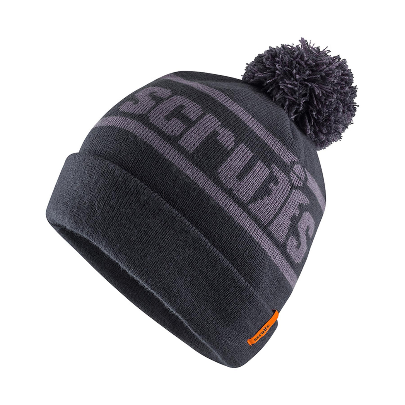Scruffs Trade Bobble Hat Navy With Soft Padded