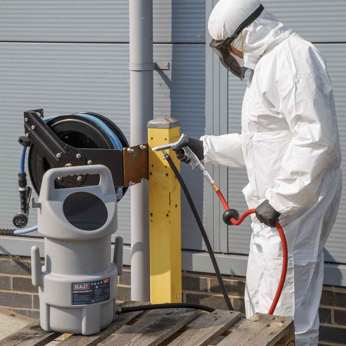 Sealey Shot Blasting Kit 22kg Capacity
