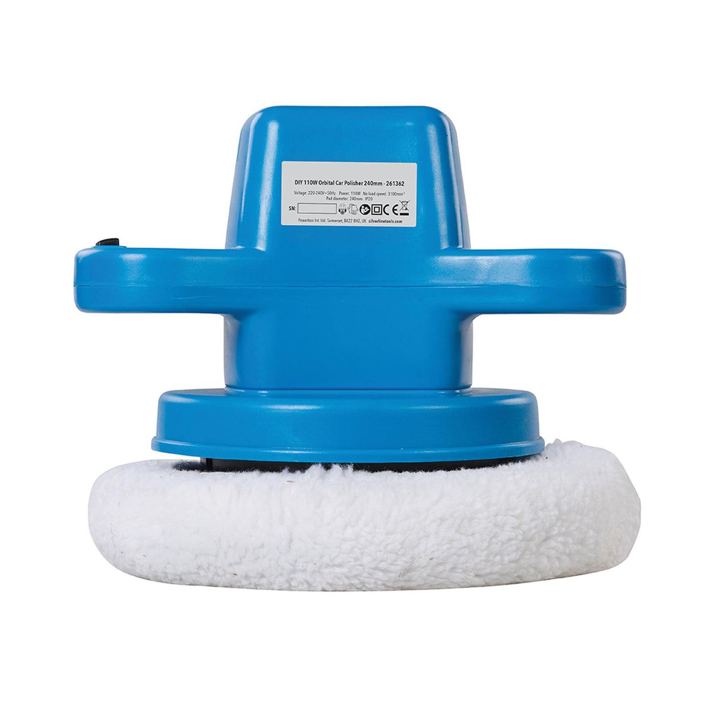 Professional 2Pcs 240mm Polishing Buffing Bonnets Electric Car Polisher Tool