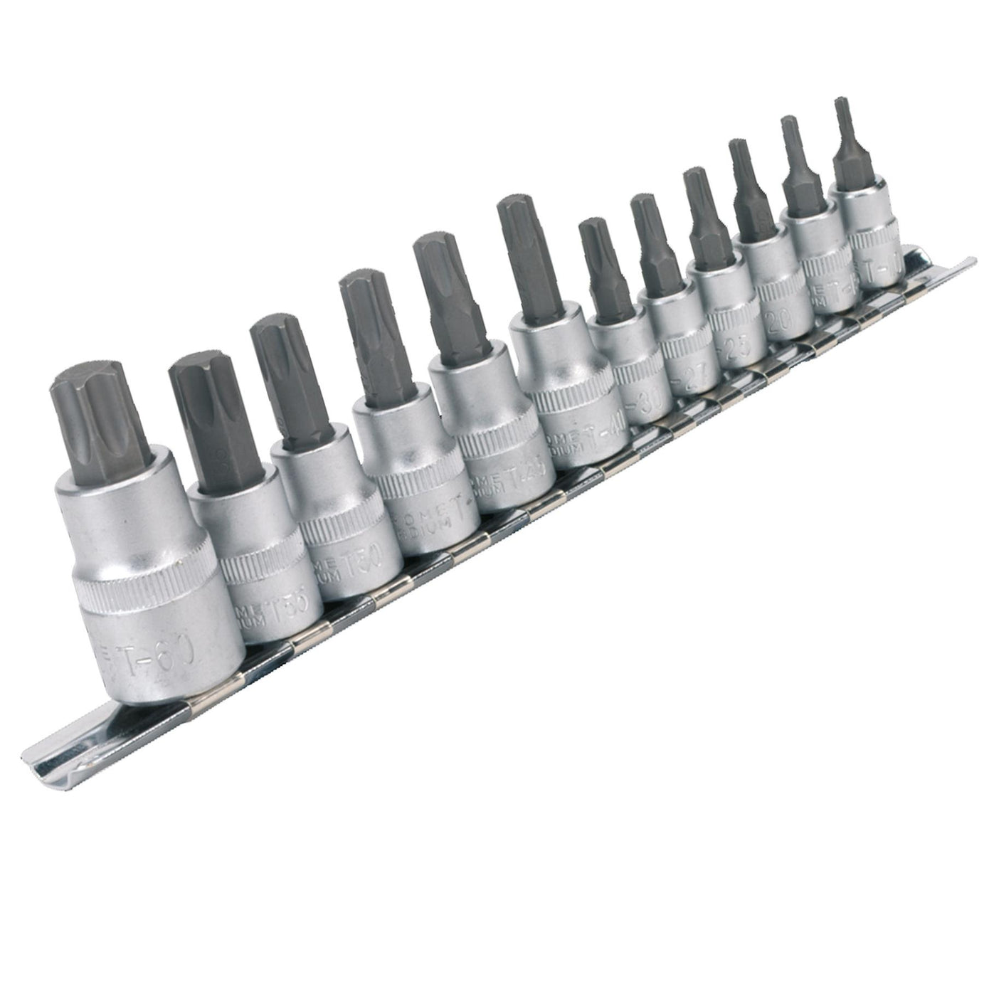 Sealey TRX-Star* Socket Bit Set 12pc 1/4", 3/8" & 1/2"Sq Drive