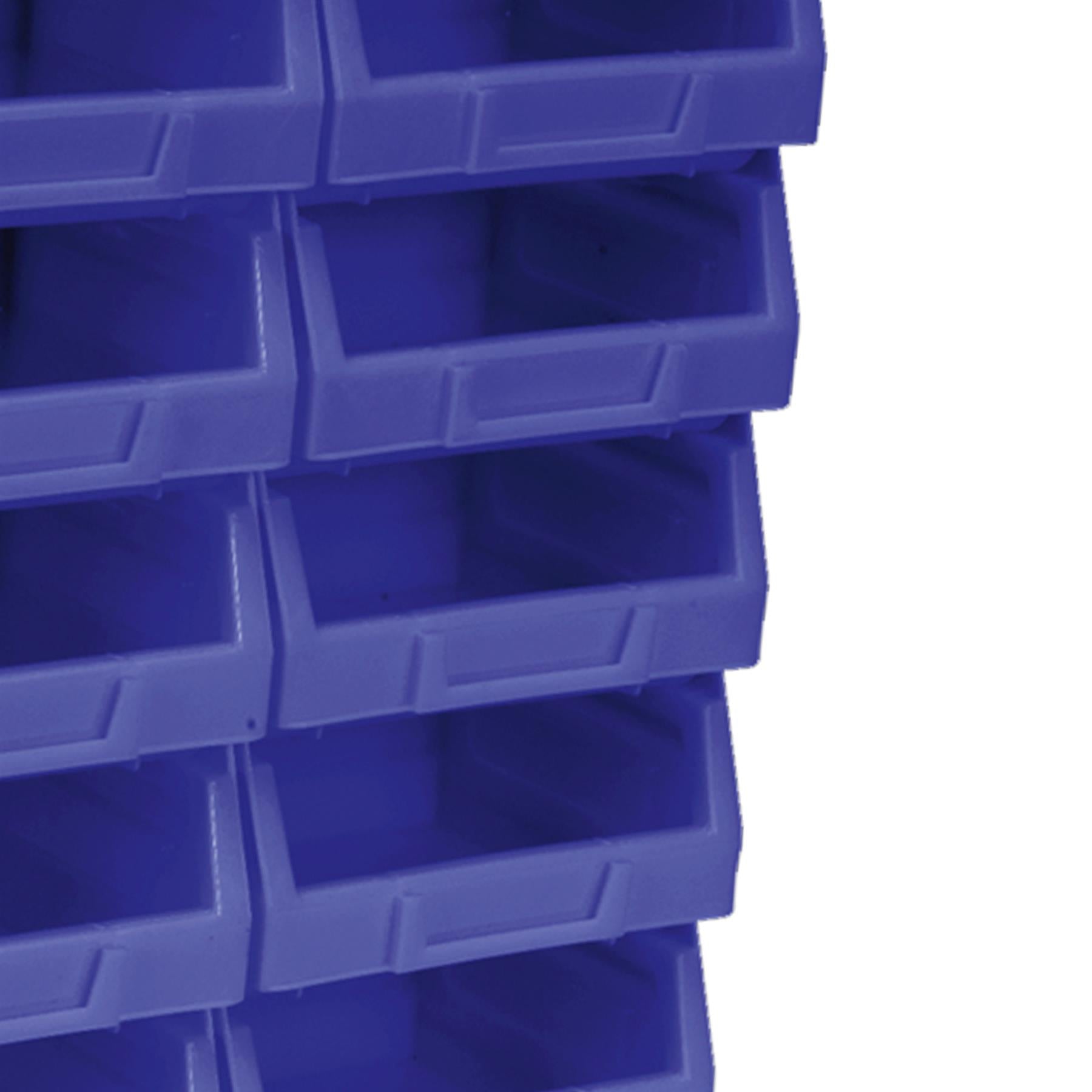 Sealey Plastic Storage Bin 105 x 85 x 55mm - Blue Pack of 24