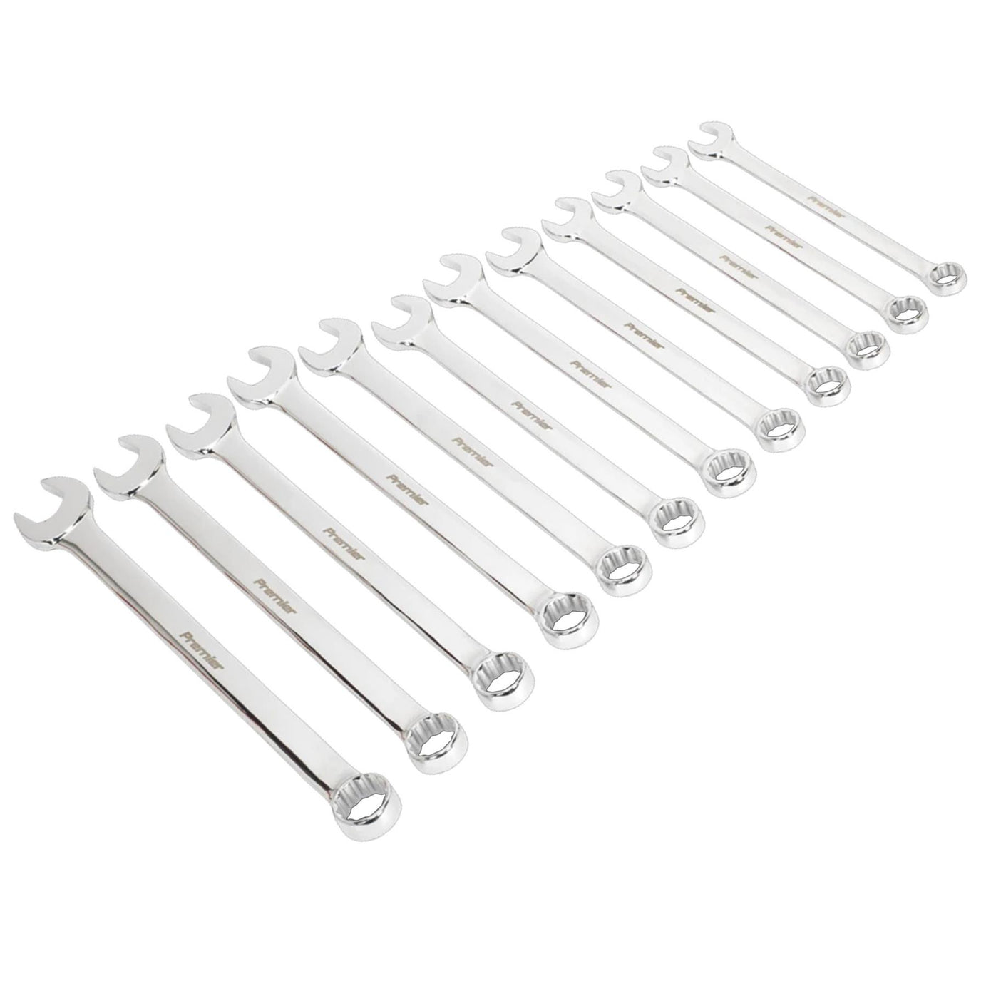 Sealey Combination Spanner Set 12pc Jumbo Metric