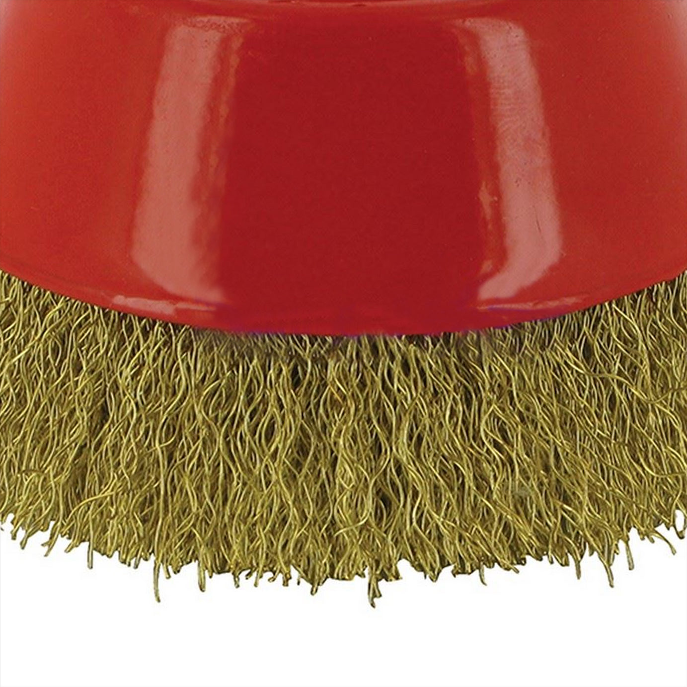 Brass Crimp Cup 100mm Hand Tools Remove Rust Wire DIY Brush High Quality