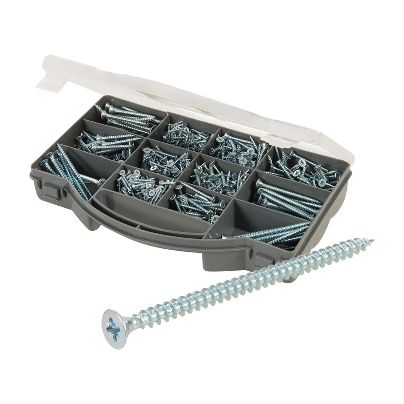 Pack Plated Countersink Screws Bzp Zinc-Plated, Twin-Thread Pzd Screws