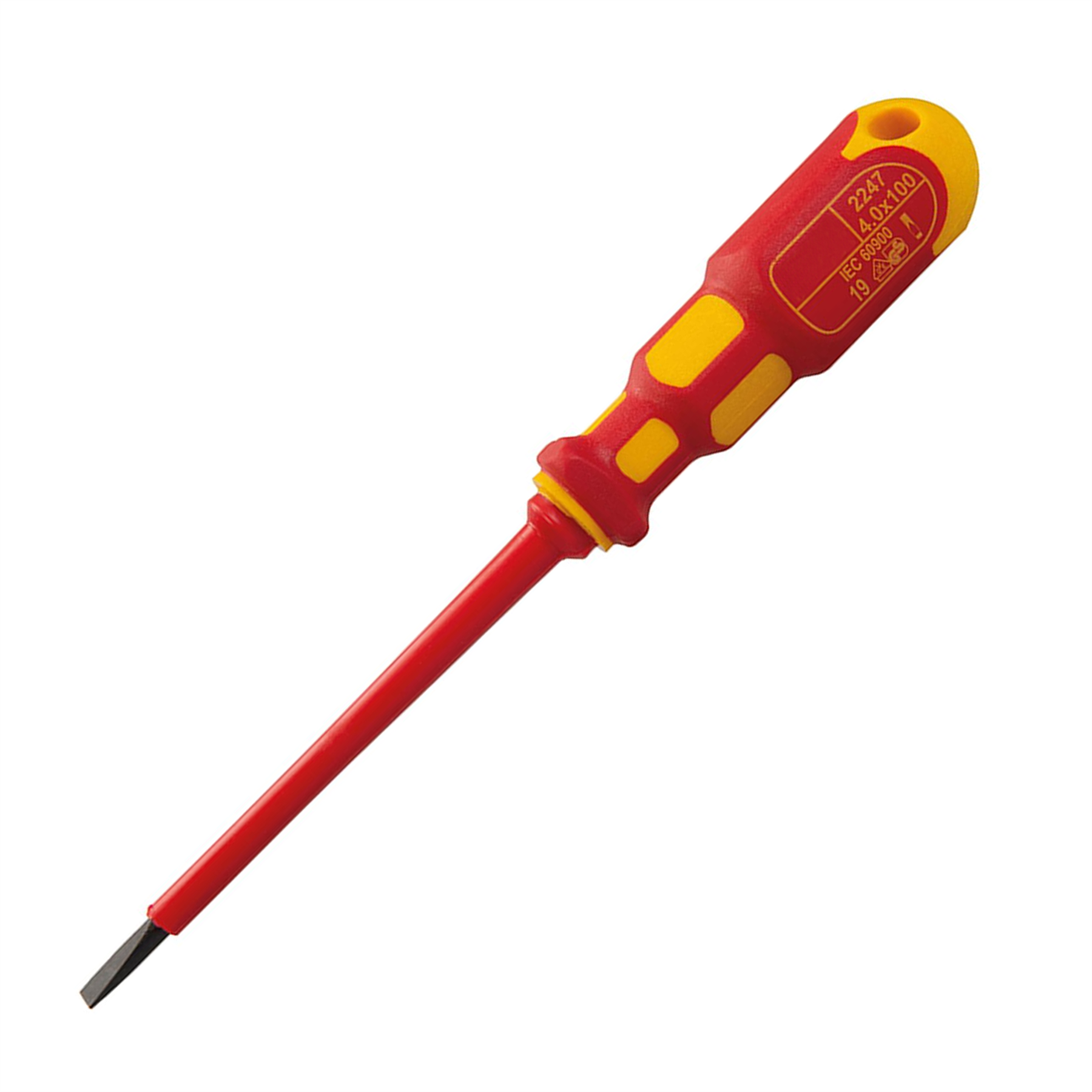 King Dick 4 X 100mm Vde Screwdriver Slotted British Made Comfort Grip