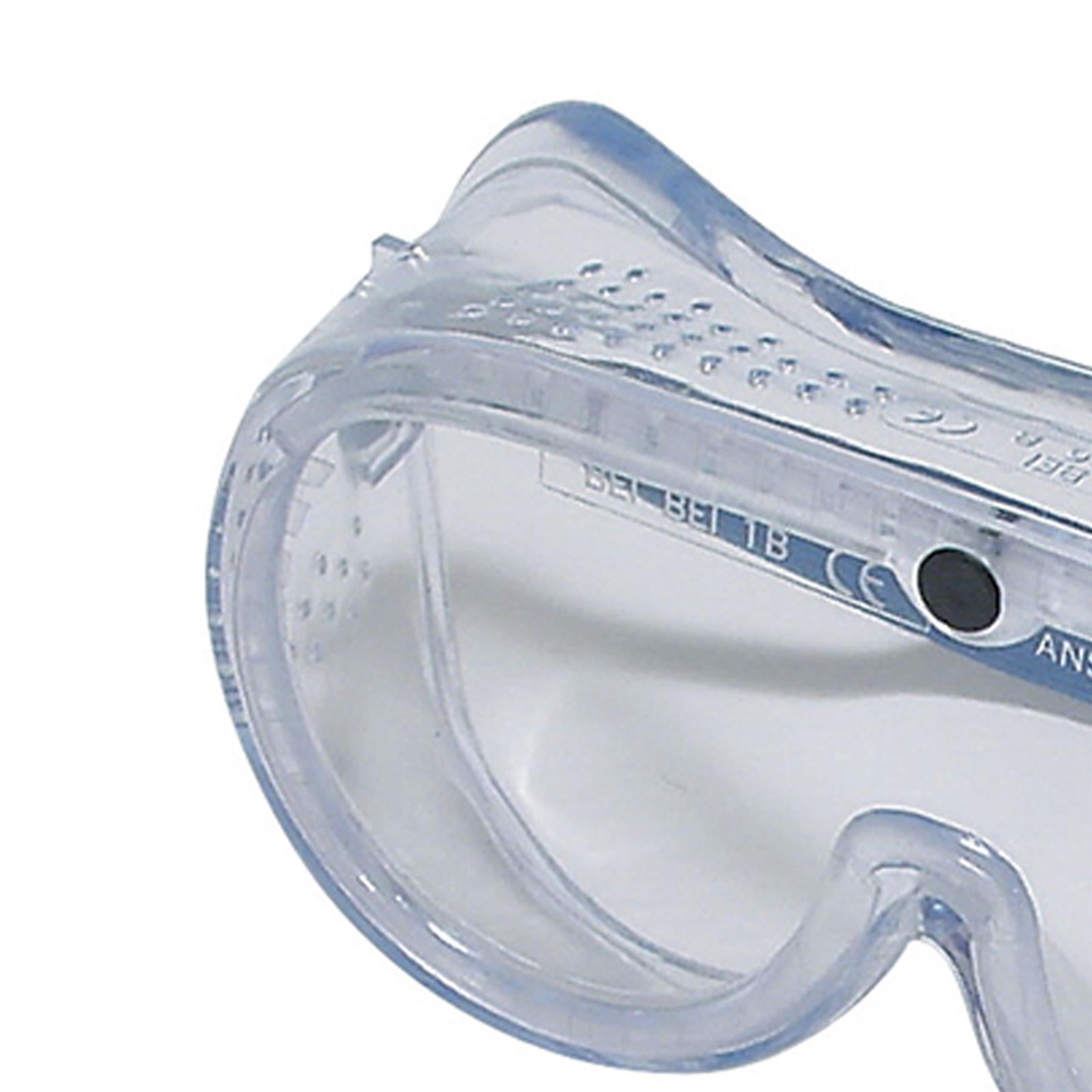 Direct Safety Goggles Direct Ventilation Soft Flexible PVC Frame Quality
