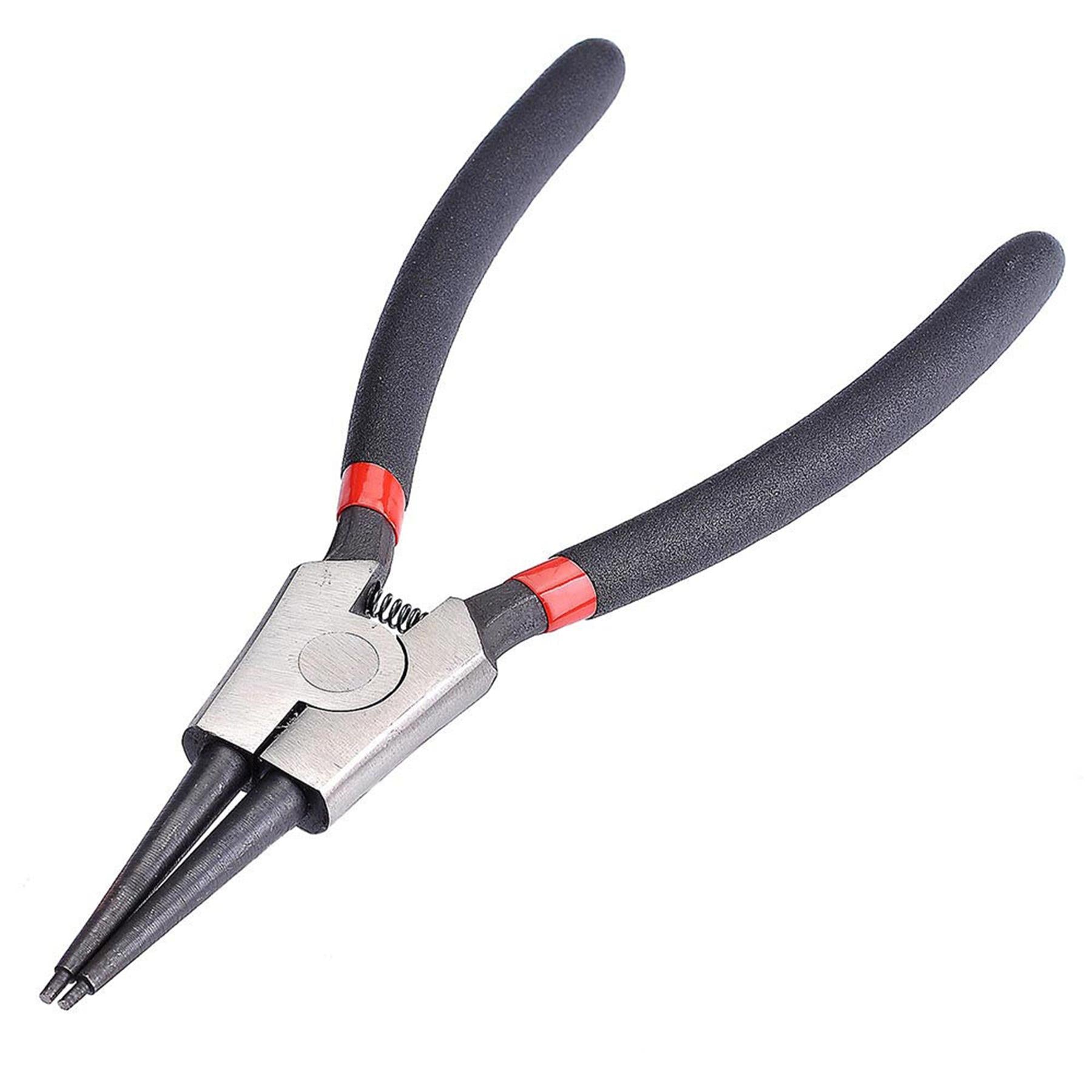 7" Circlip Pliers Set 4pc x 180mm Internal External Straight & Bent Offset