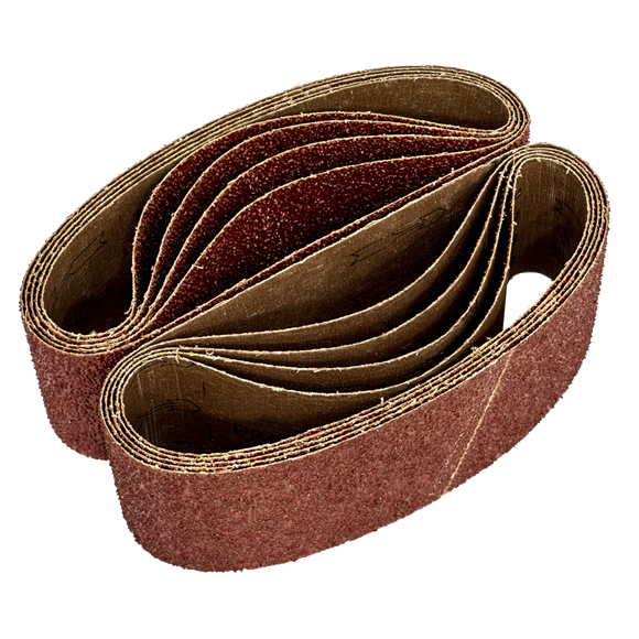 Sealey Sanding Belt 75 x 533mm 24Grit - Pack of 5