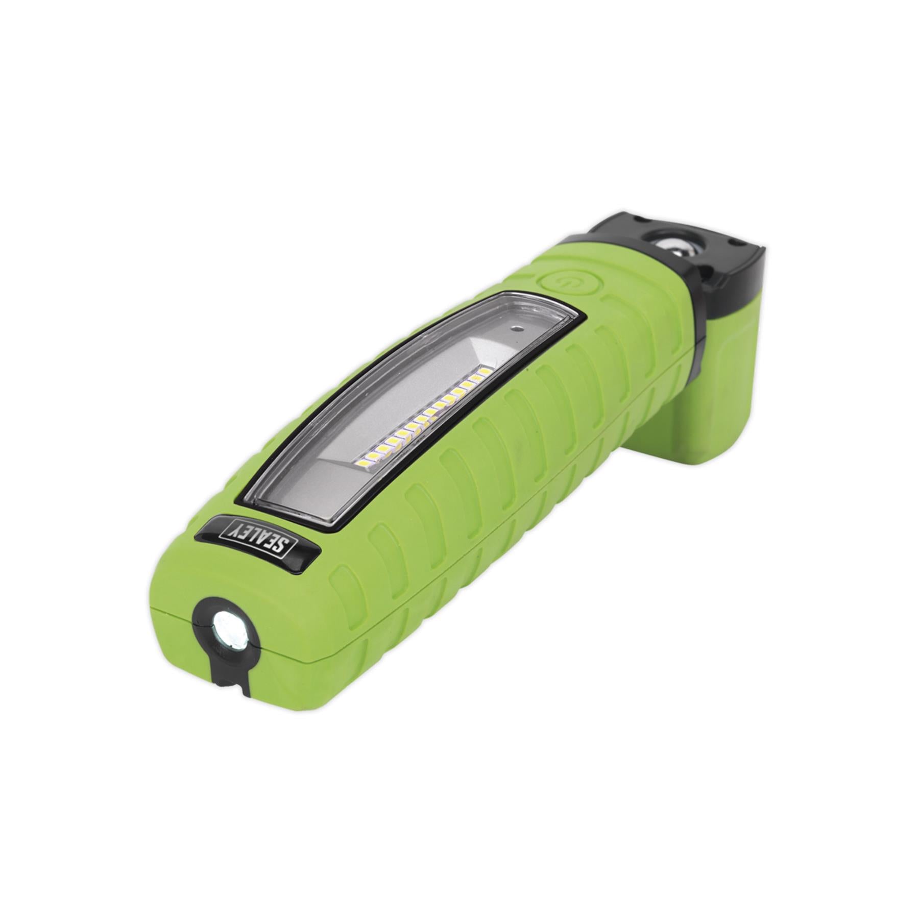 Sealey R/Charge 360 Insp Light 10 SMD LED & 3W LED Green Li-ion