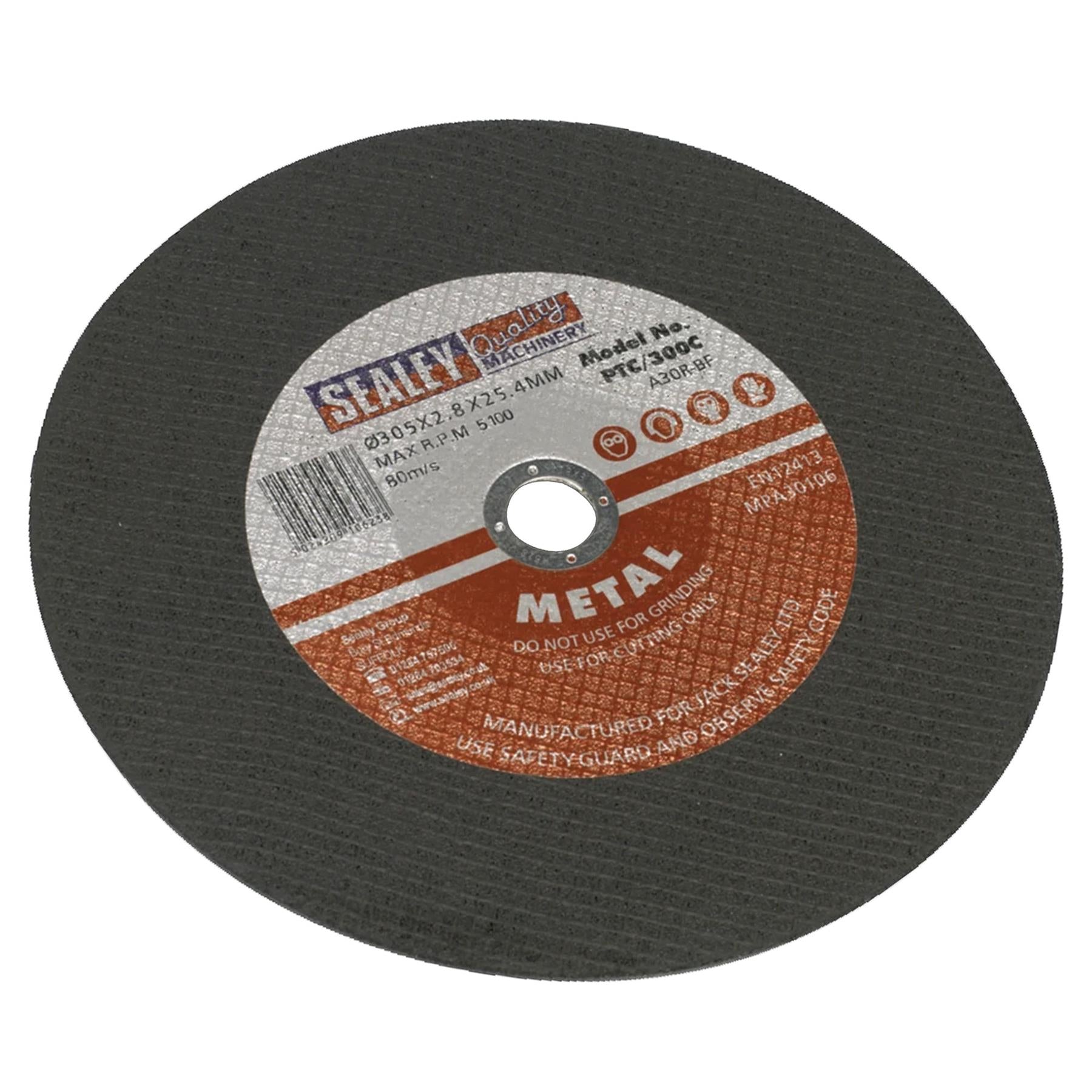 Sealey Cutting Disc 305 x 2.8mm 25.4mm Bore