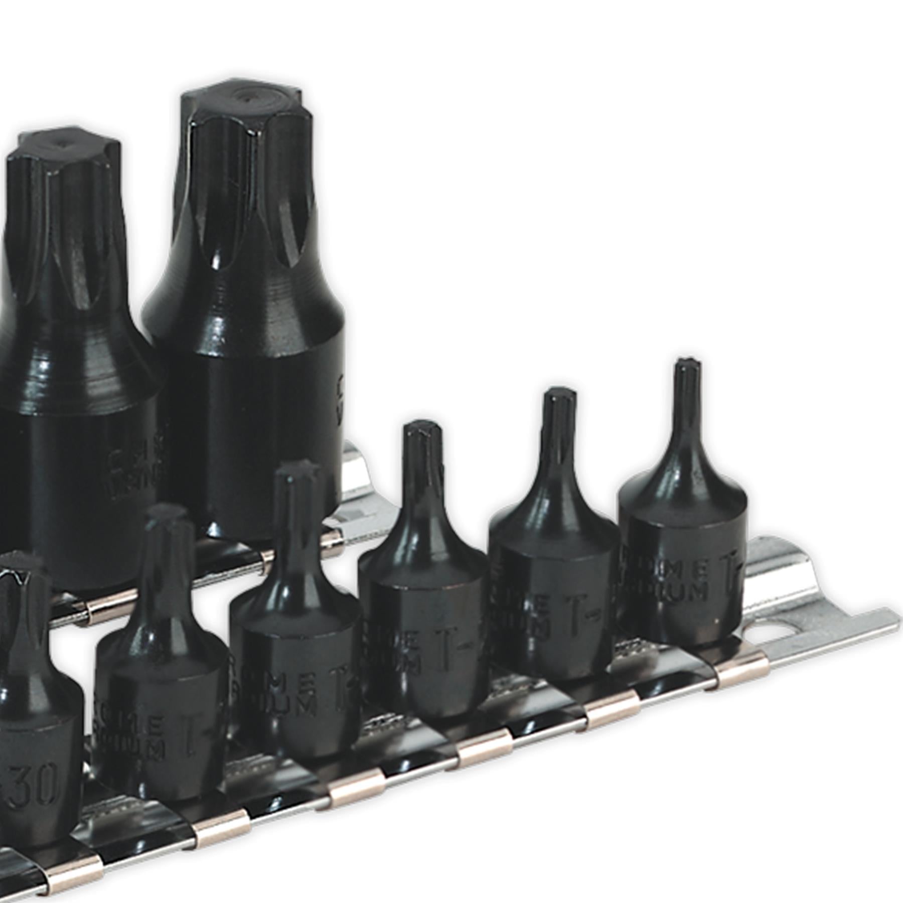 Sealey TRX-Star* Socket Bit Set 13pc 1/4" & 3/8"Sq Drive