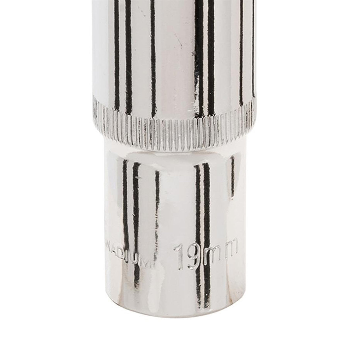 Quality Socket 1/2" Shallow Deep Drive Metric 19mm Long Hex Wrench