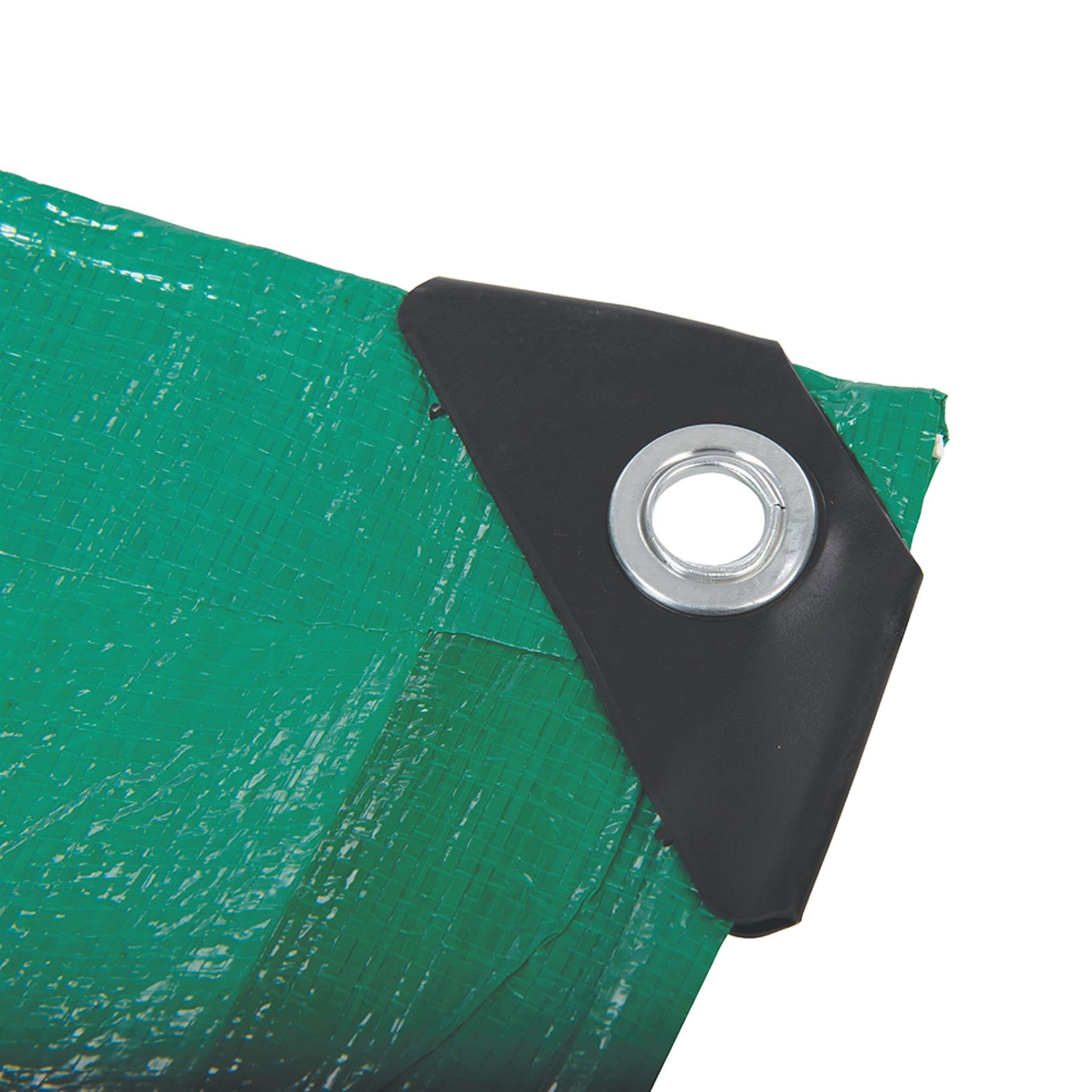 Heavy Duty Tarpaulin 4 X 5M Waterproof Sheet Tarp Cover Rust Resistant