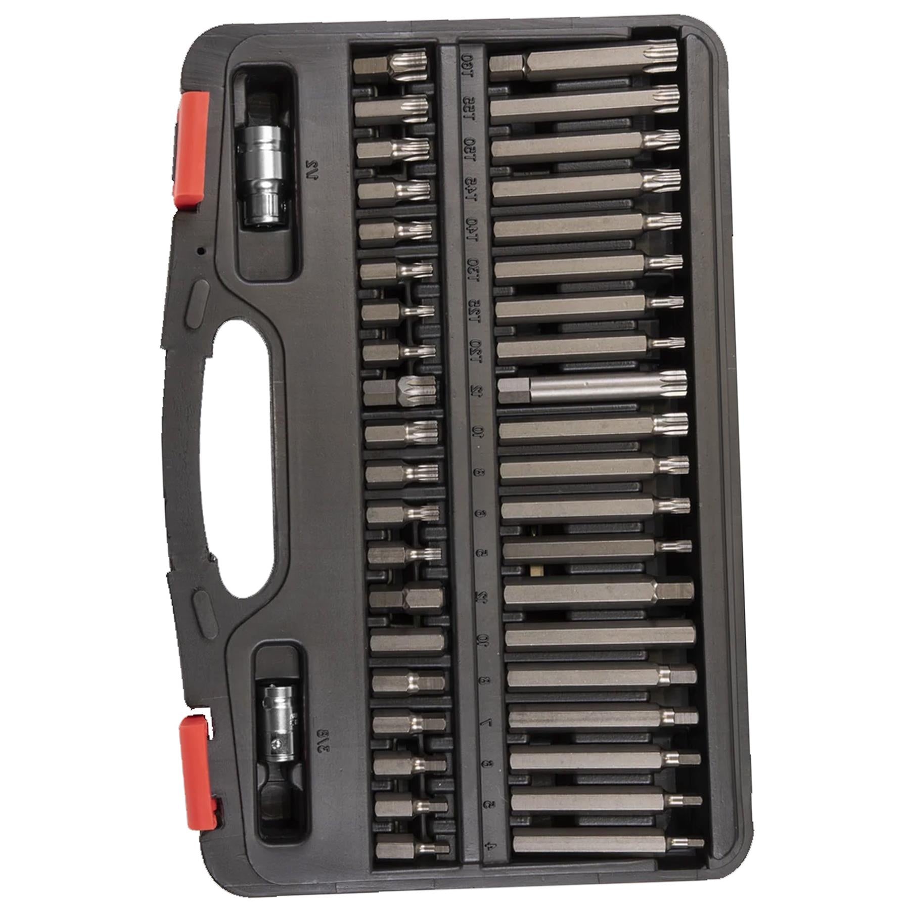 Sealey TRX-Star*/Hex/Spline Bit Set 42pc 3/8" & 1/2"Sq Drive