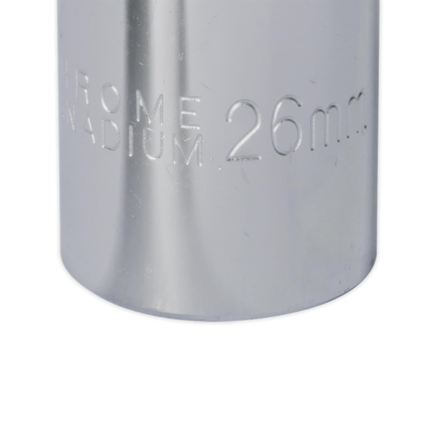 Sealey WallDrive Socket 26mm 3/4"Sq Drive