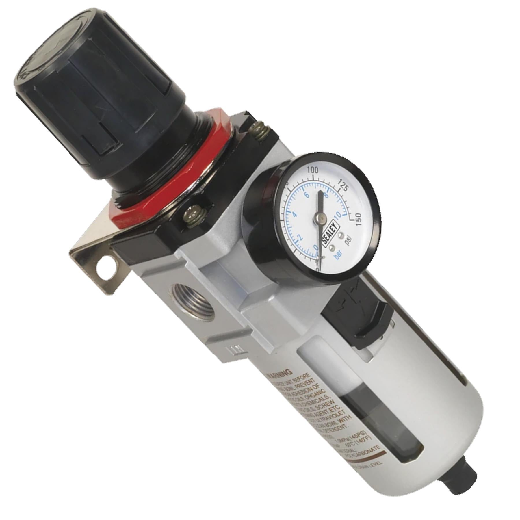 Sealey Air Filter/Regulator - High Flow
