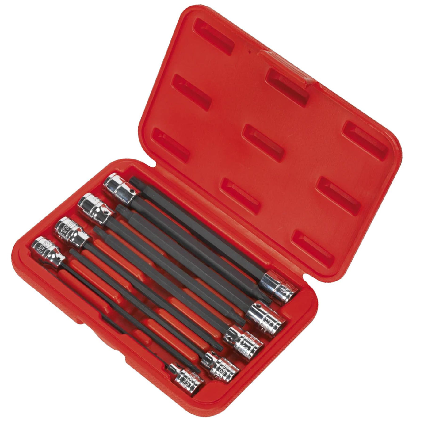 Sealey TRX-Star* Socket Bit Set 9pc 3/8"Sq Drive 150mm