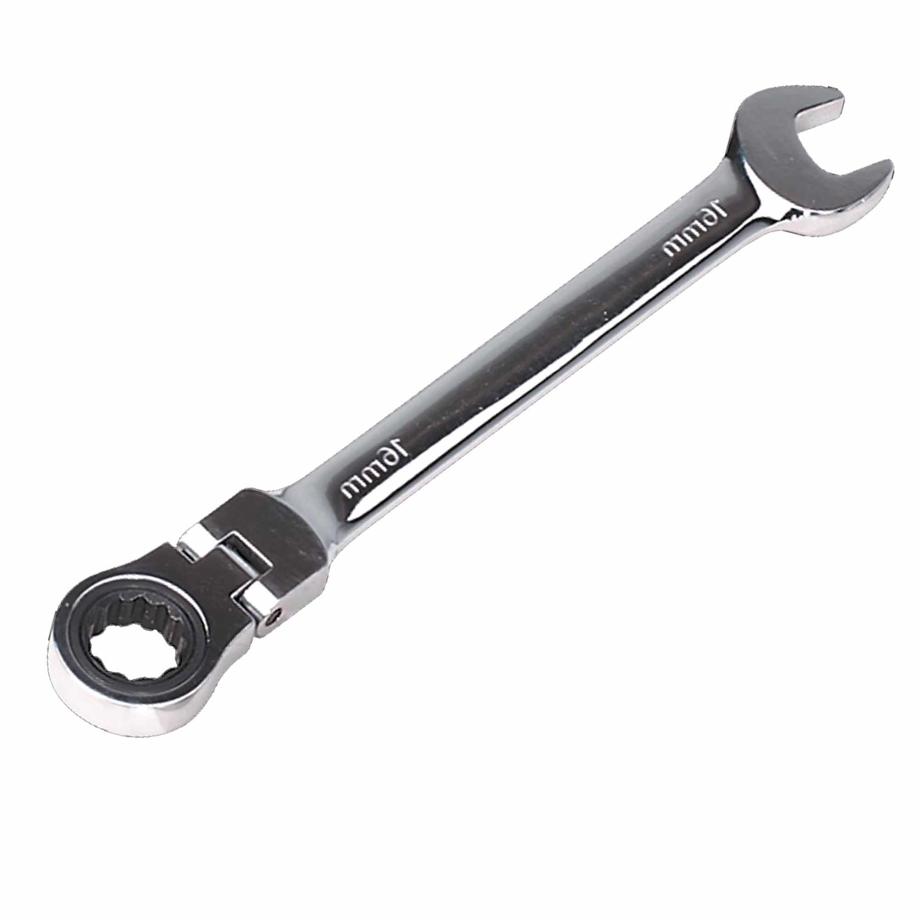 Flexi-Head Ratchet Combination Spanner 16mm. Sealey