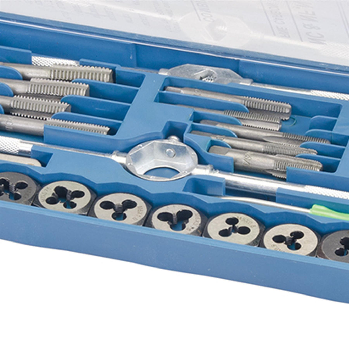 40Pce Tap & Die Set Cleaning Cutting Internal External Threads Engineer