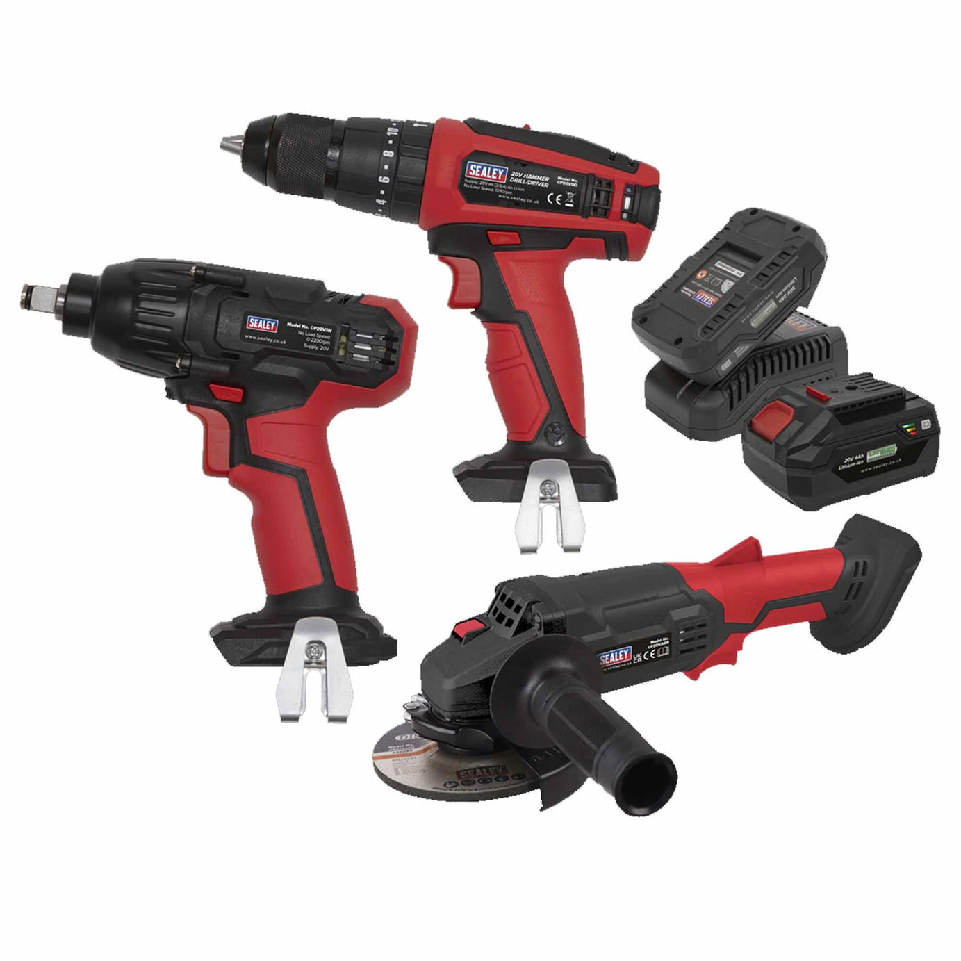 Sealey SV20 Series - 3 Tool Cordless Combo Kit Quality, Stylish, Lightweight Tools