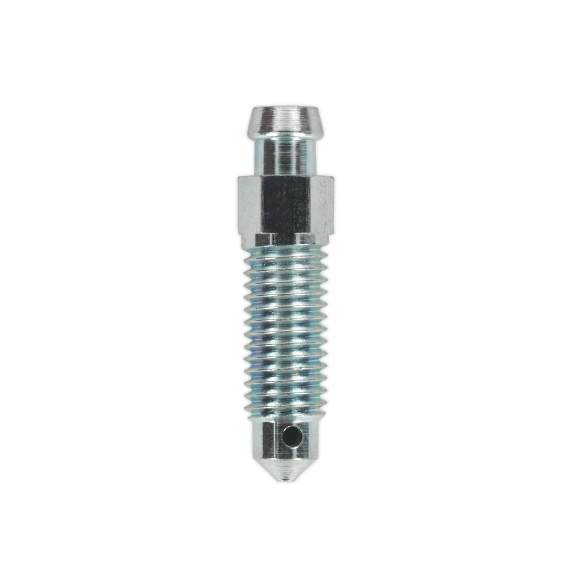 Sealey Brake Bleed Screw 1/4"UNF x 28mm 28tpi Long Pack of 10