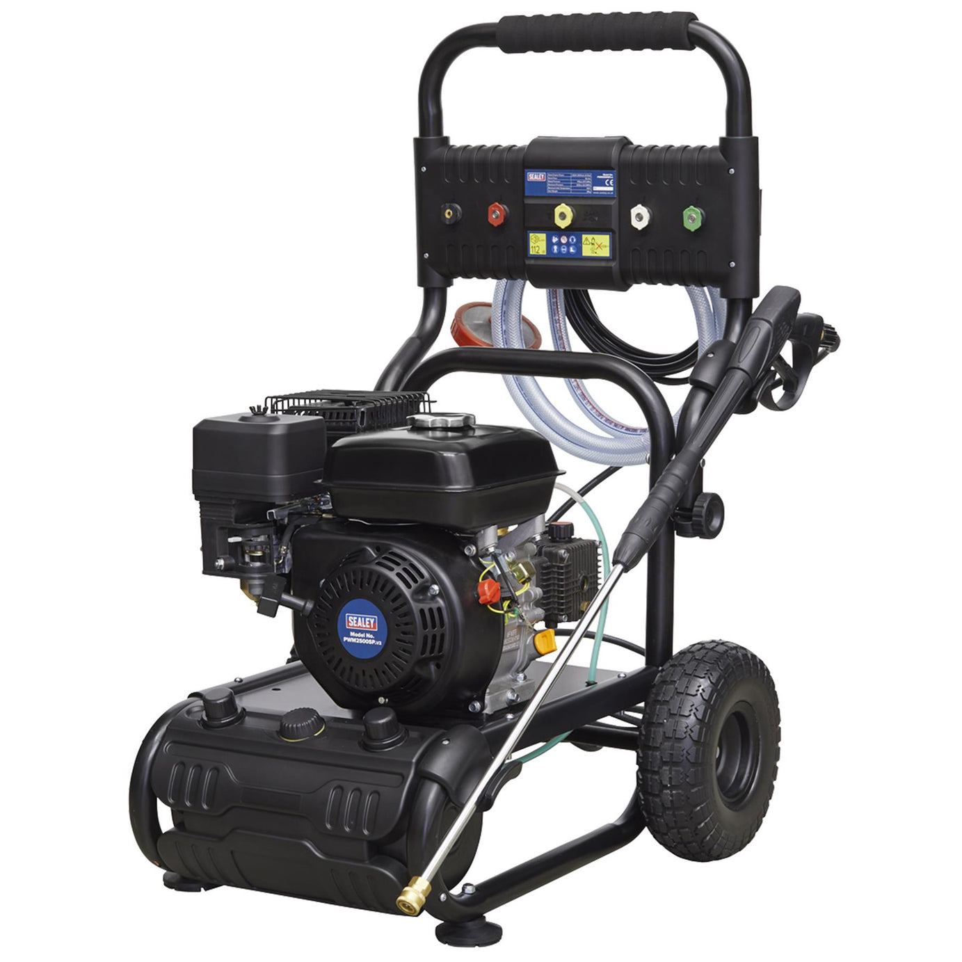 Sealey Pressure Washer 220bar 540L/hr Self-Priming 6.5hp Petrol